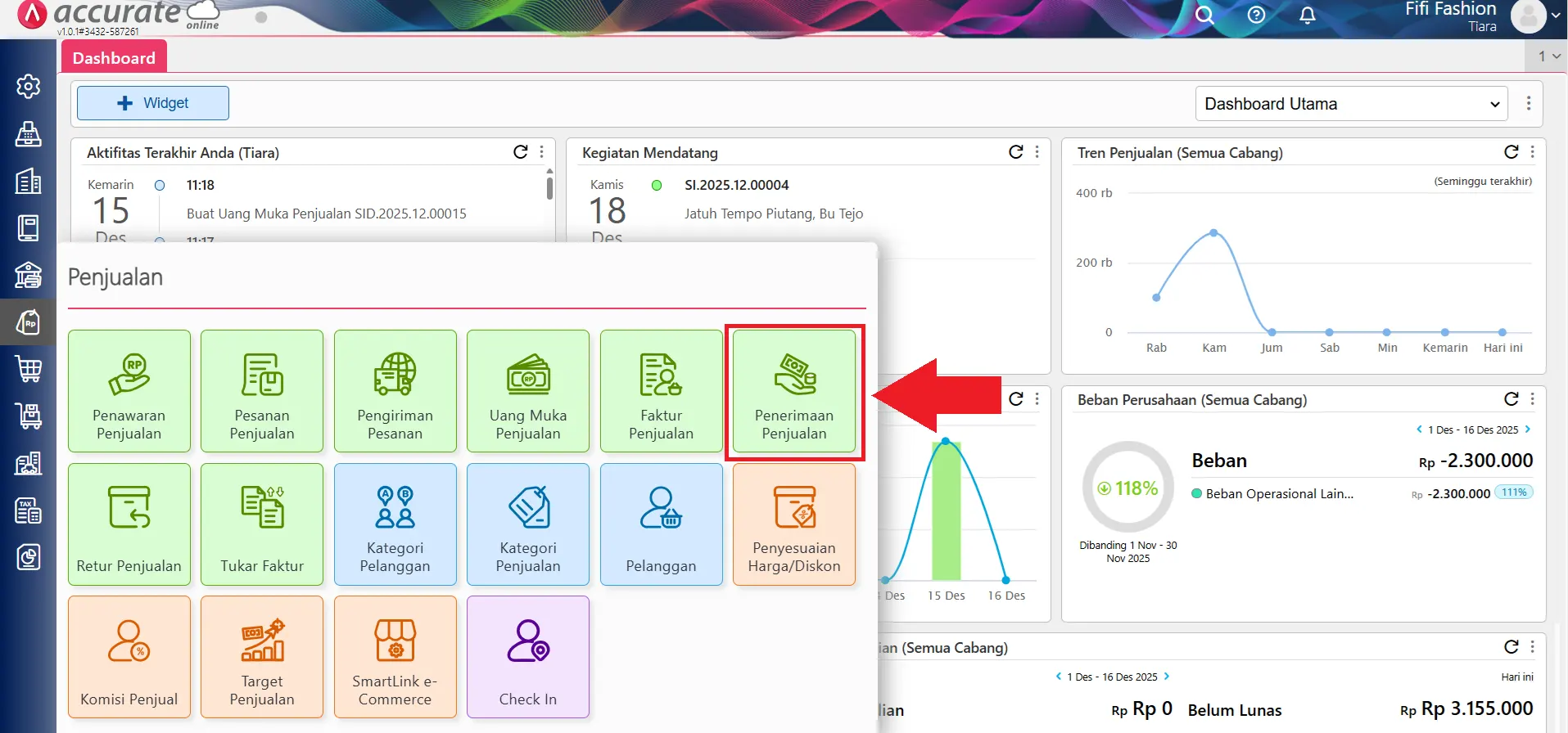 menghitung alokasi diskon faktur