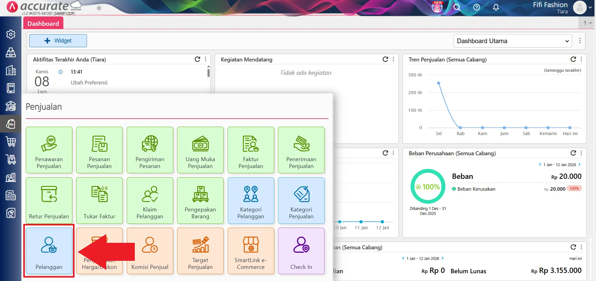 impor pelanggan dengan multi akun piutang