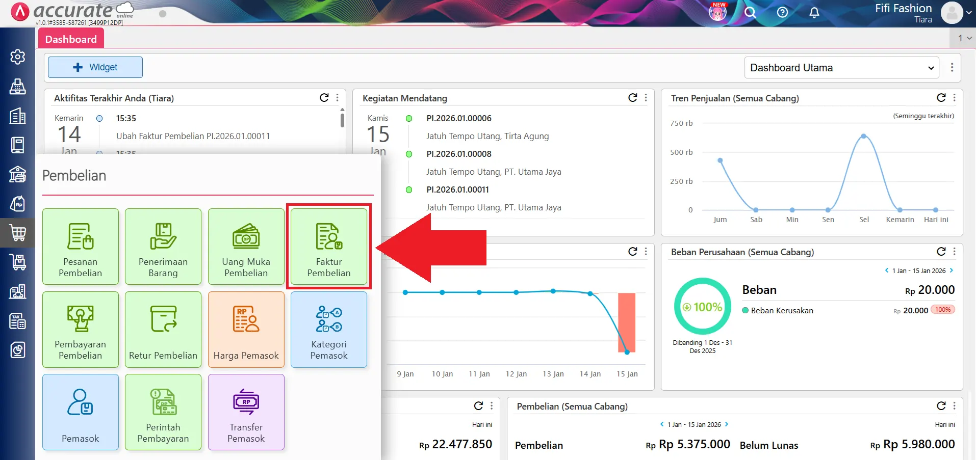mencatat pembayaran utang PPN valas