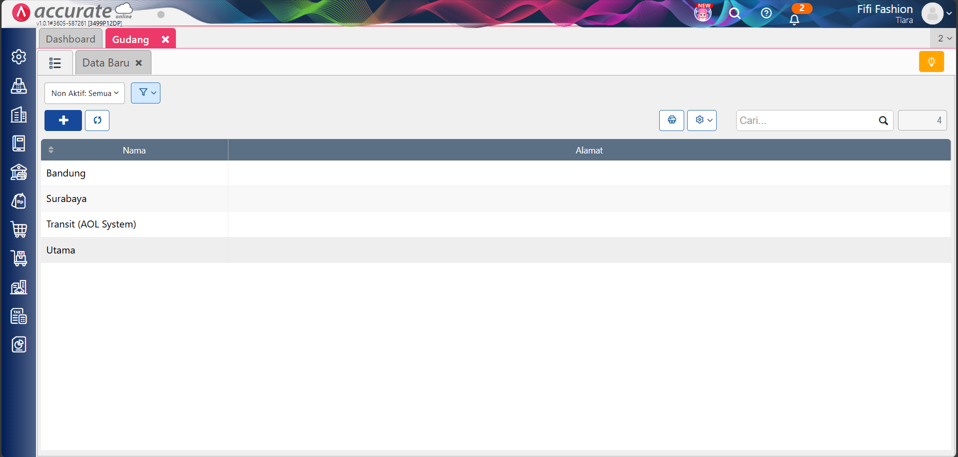 Aturan pemilihan gudang
