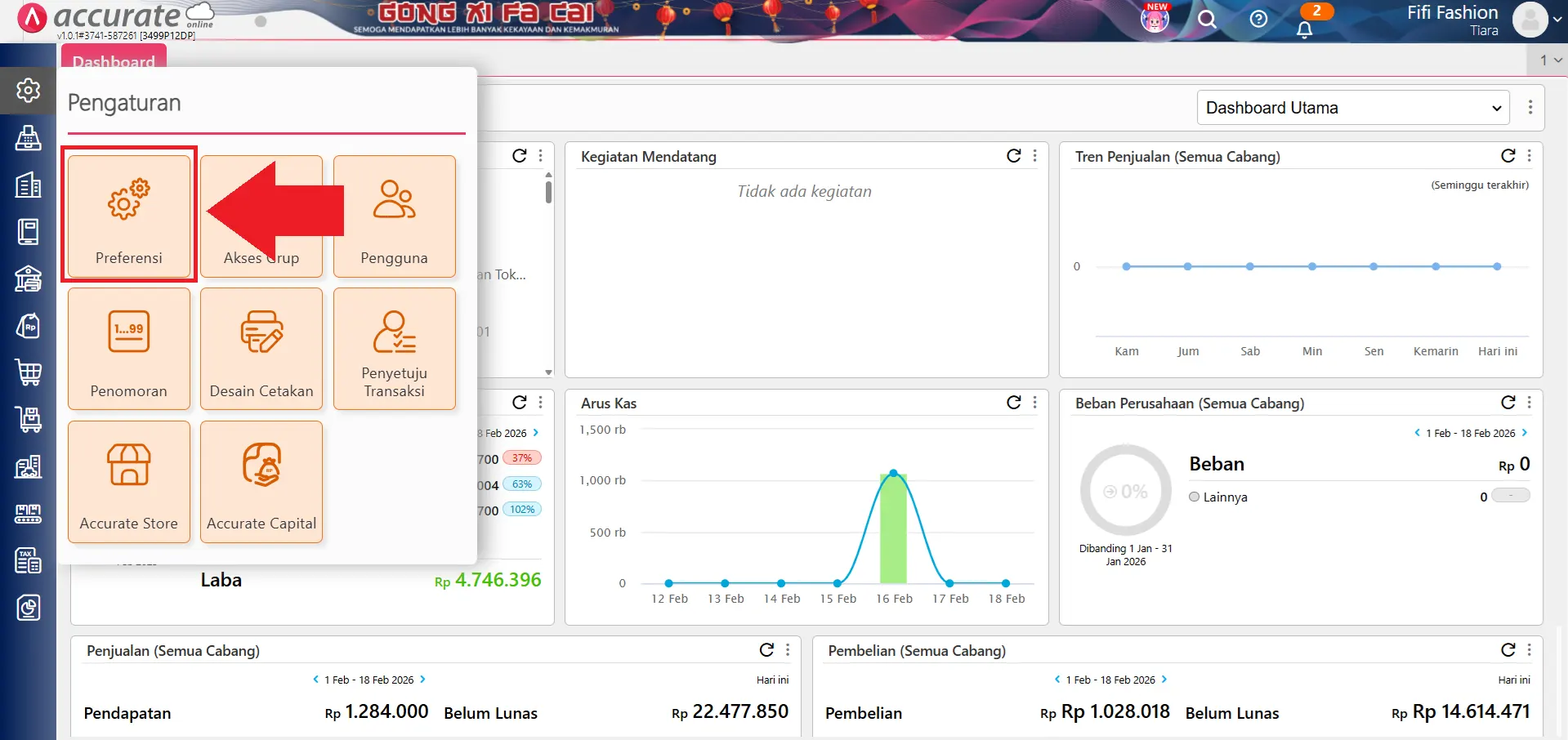 error tanggal transaksi