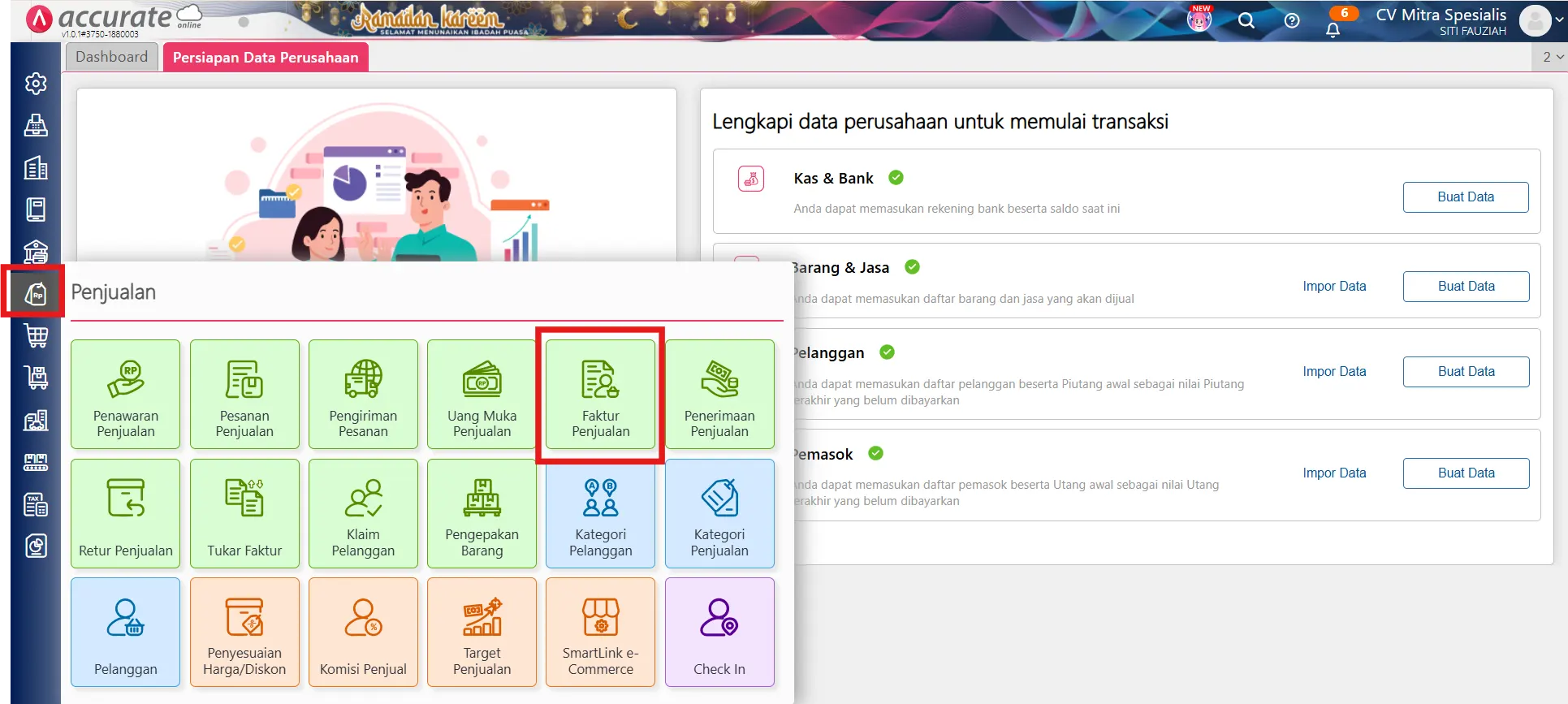 mengakui PPN keluaran