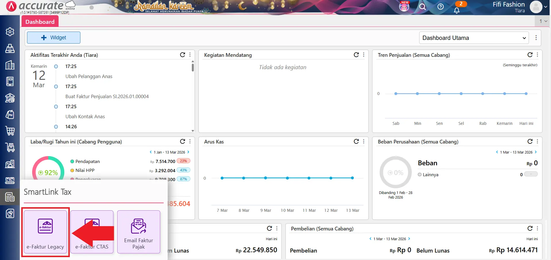 fitur e-faktur legacy