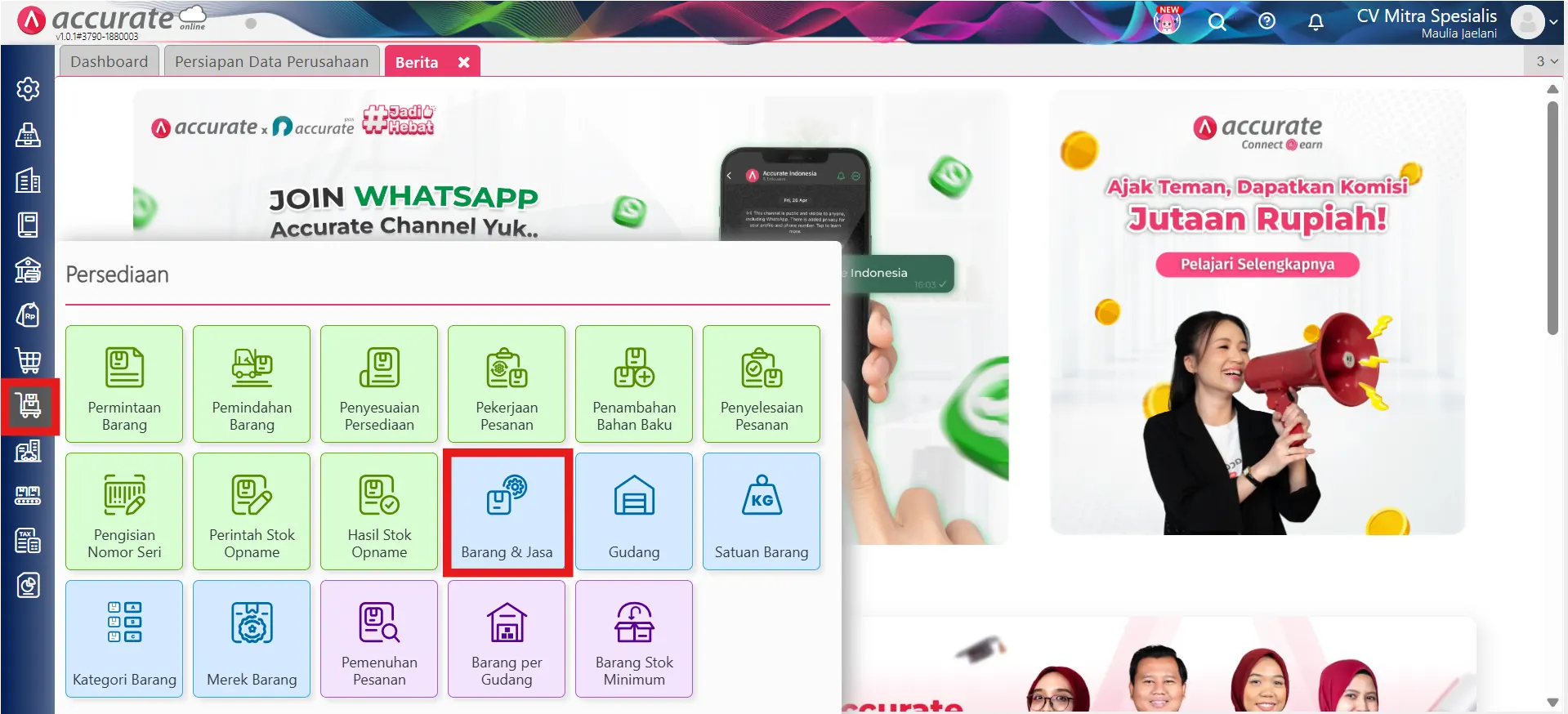 mencatat PPh 23 penjualan jasa