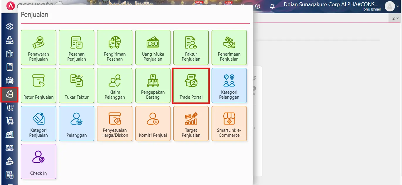 membuat dan setting etalase toko
