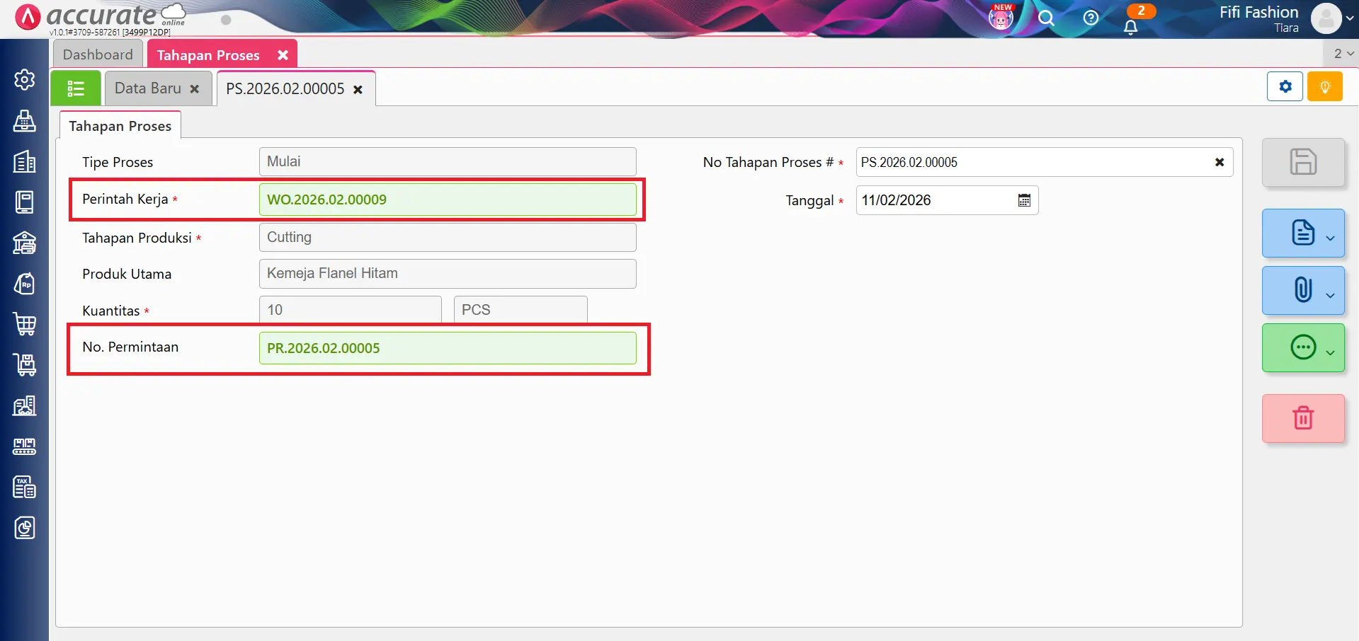 subkon biaya produksi