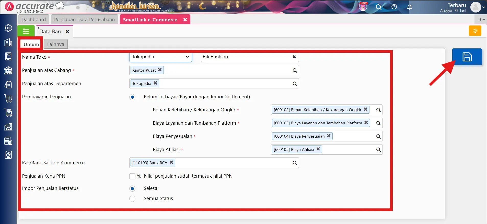 mengelompokkan penjualan