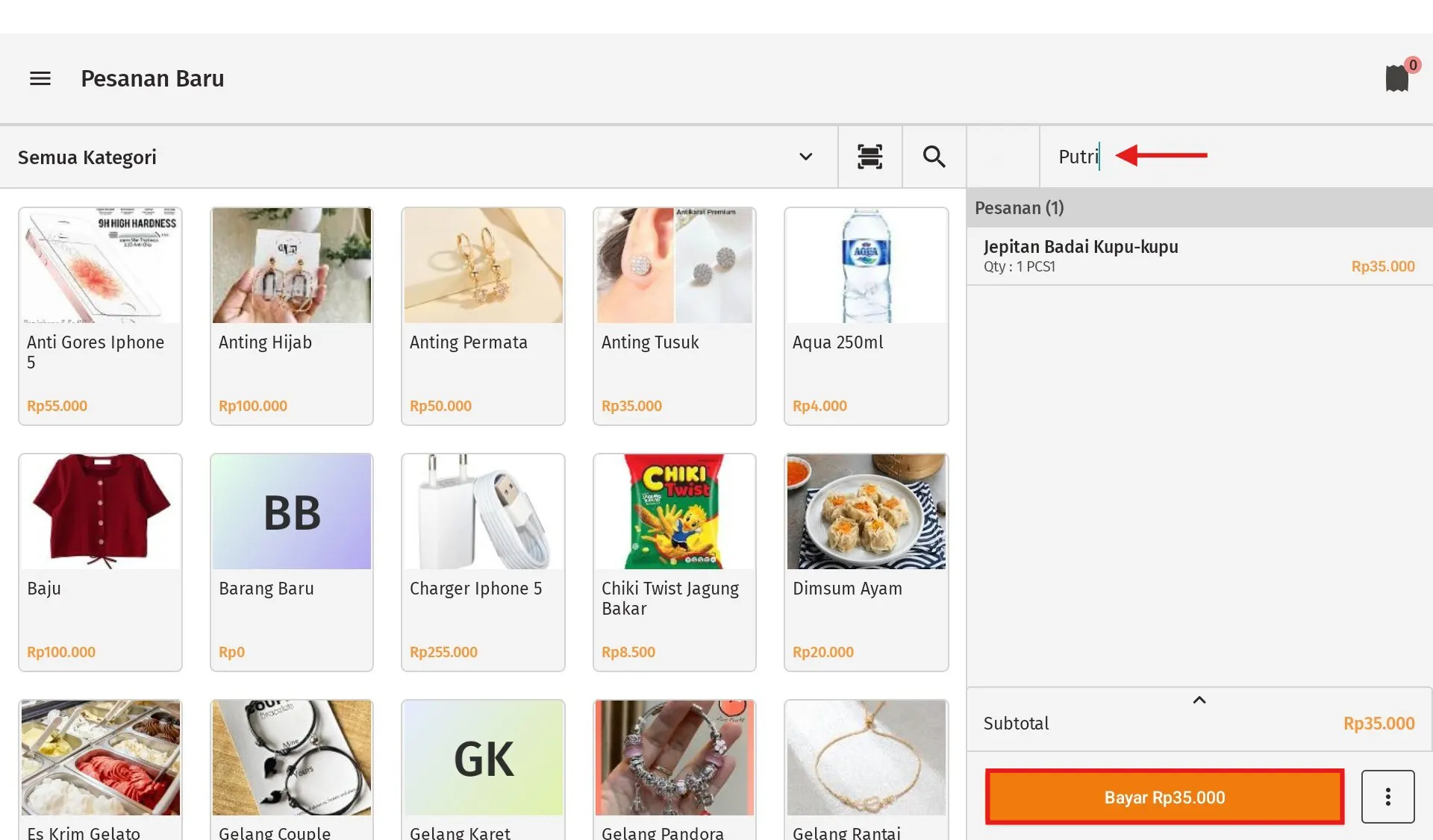 membuat retur ganti barang