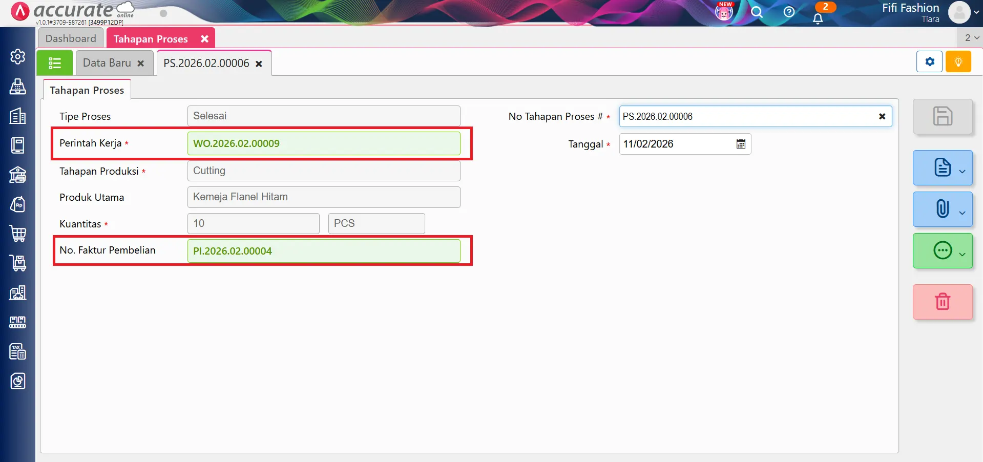 subkon biaya produksi