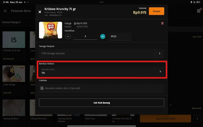memberikan akses diskon