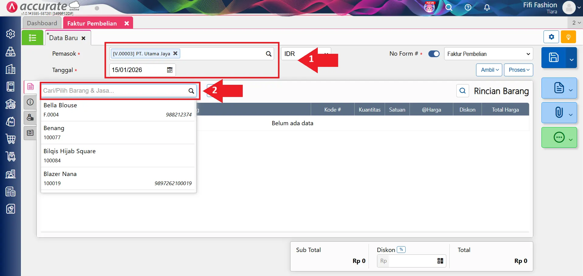 mencatat kelebihan pembayaran pembelian