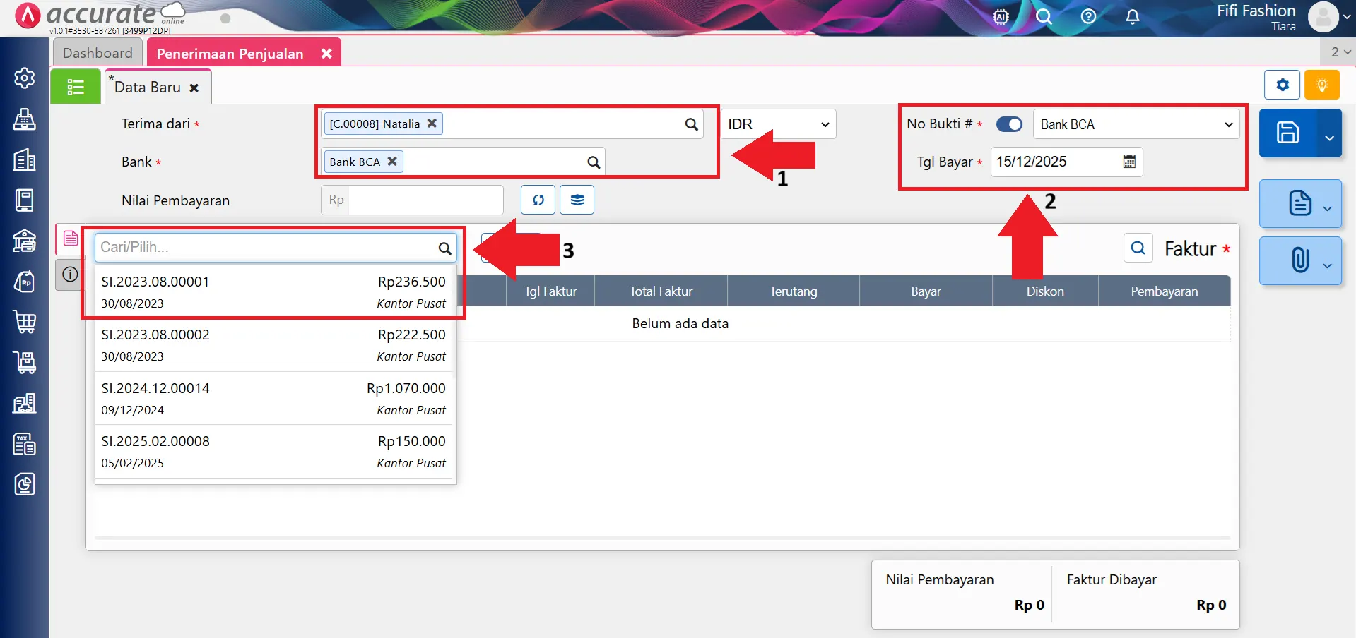 mencatat biaya admin bank