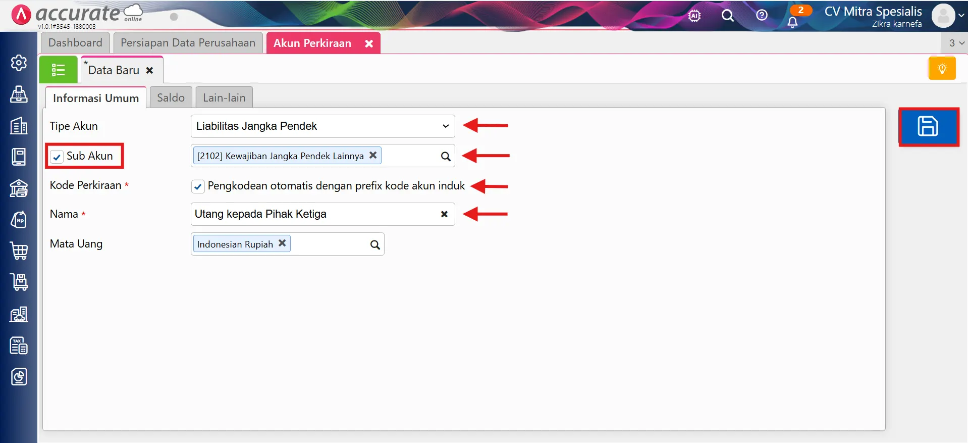 pembelian dilunasi pihak ketiga