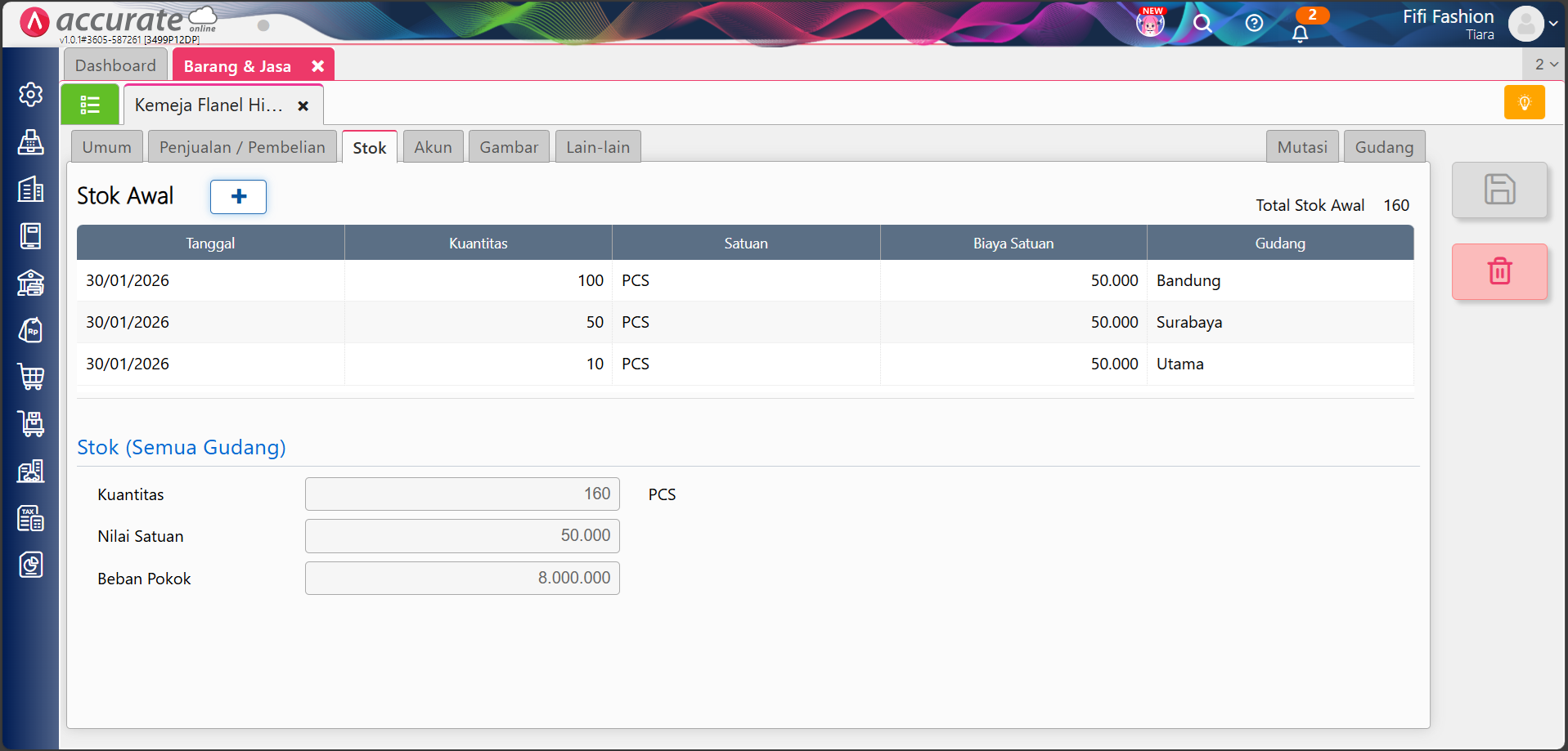 Aturan pemilihan gudang