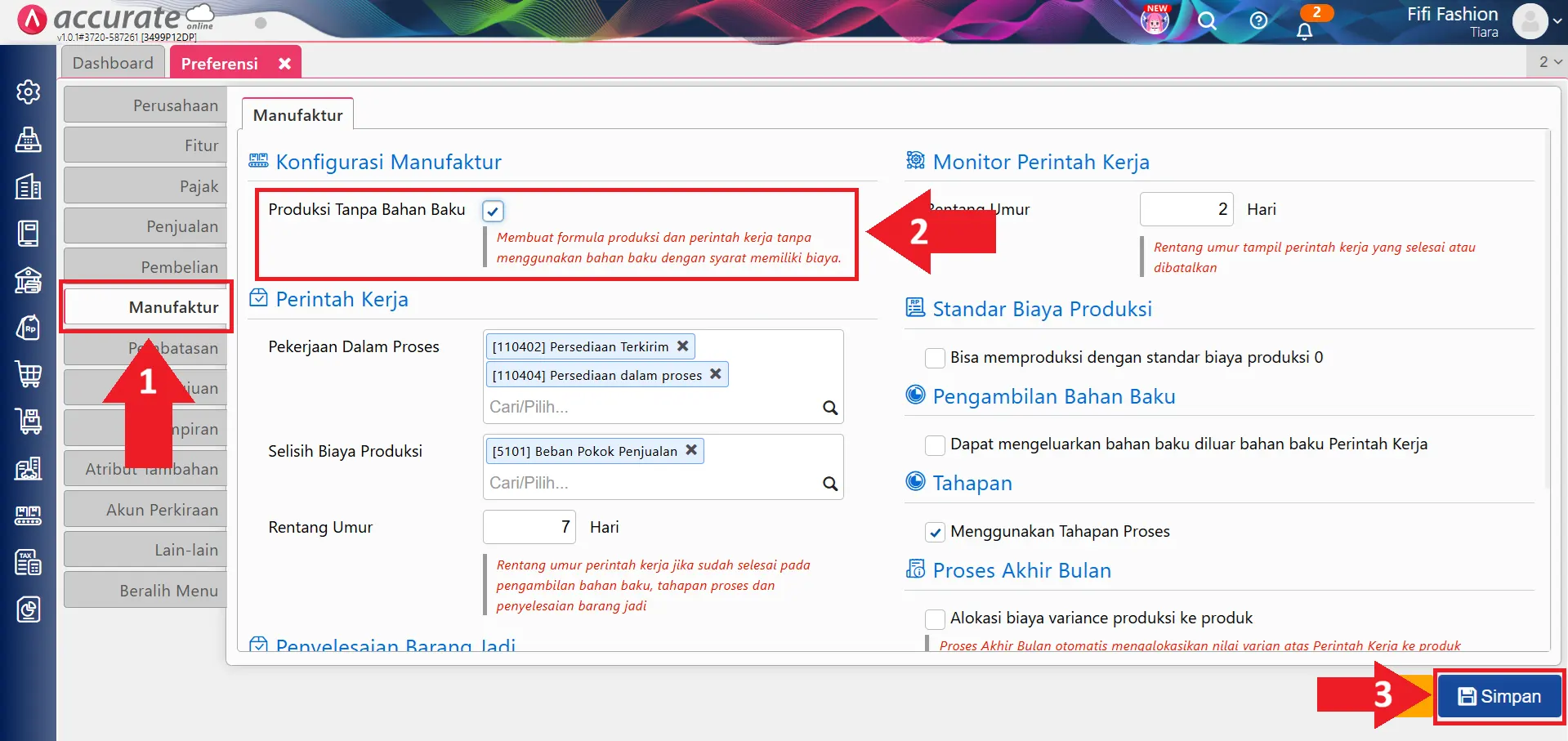 produksi tanpa bahan baku