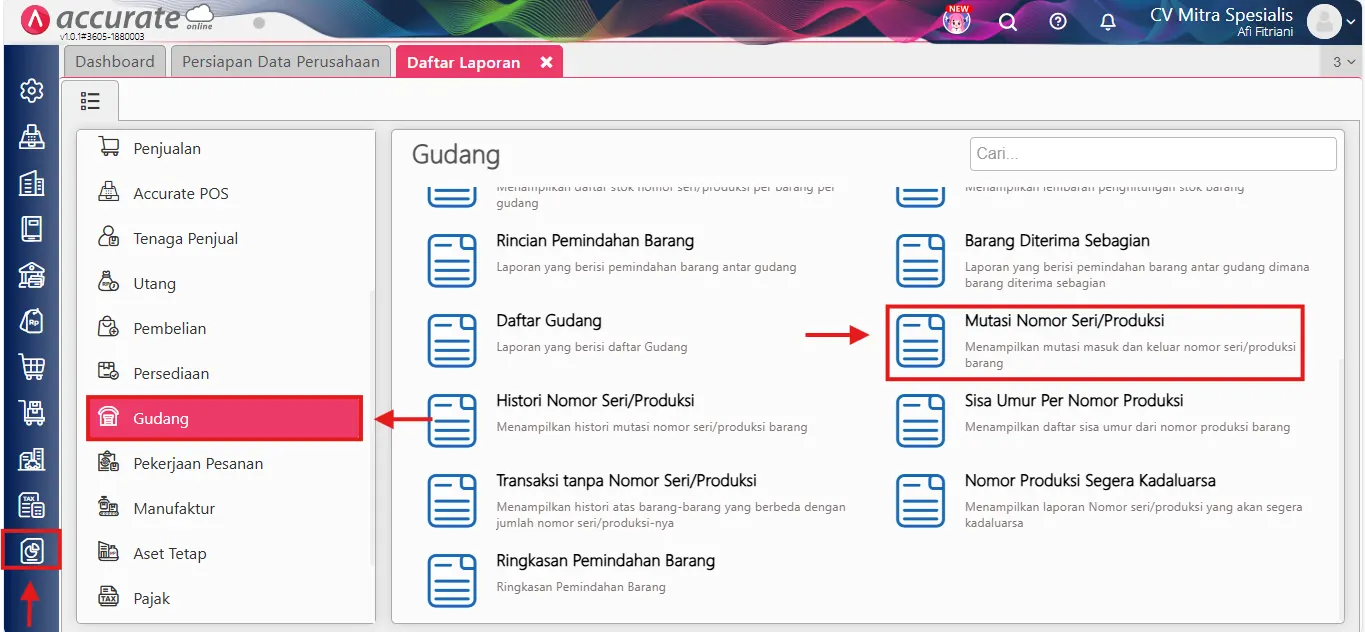 mengatasi error nonaktif no seri barang