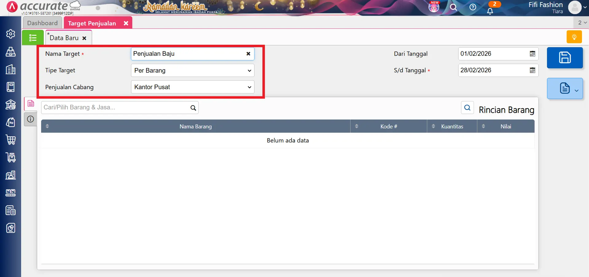 impor faktur dari pesanan penjualan