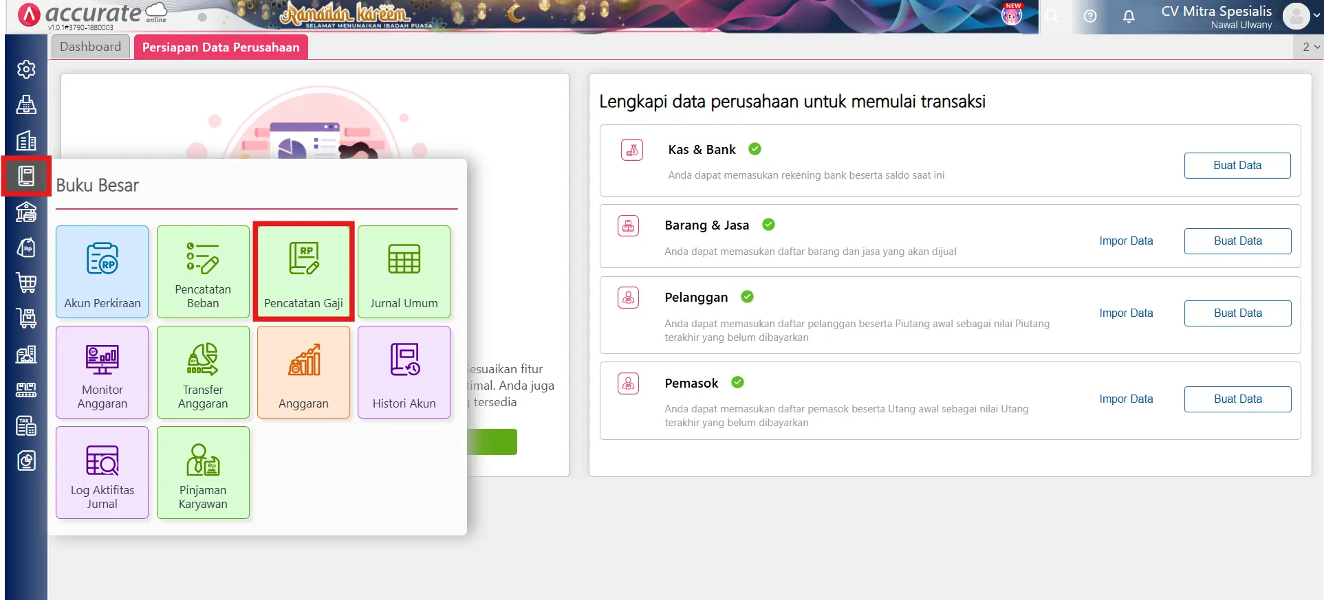 angsuran pinjaman karyawan lewat pencatatan gaji
