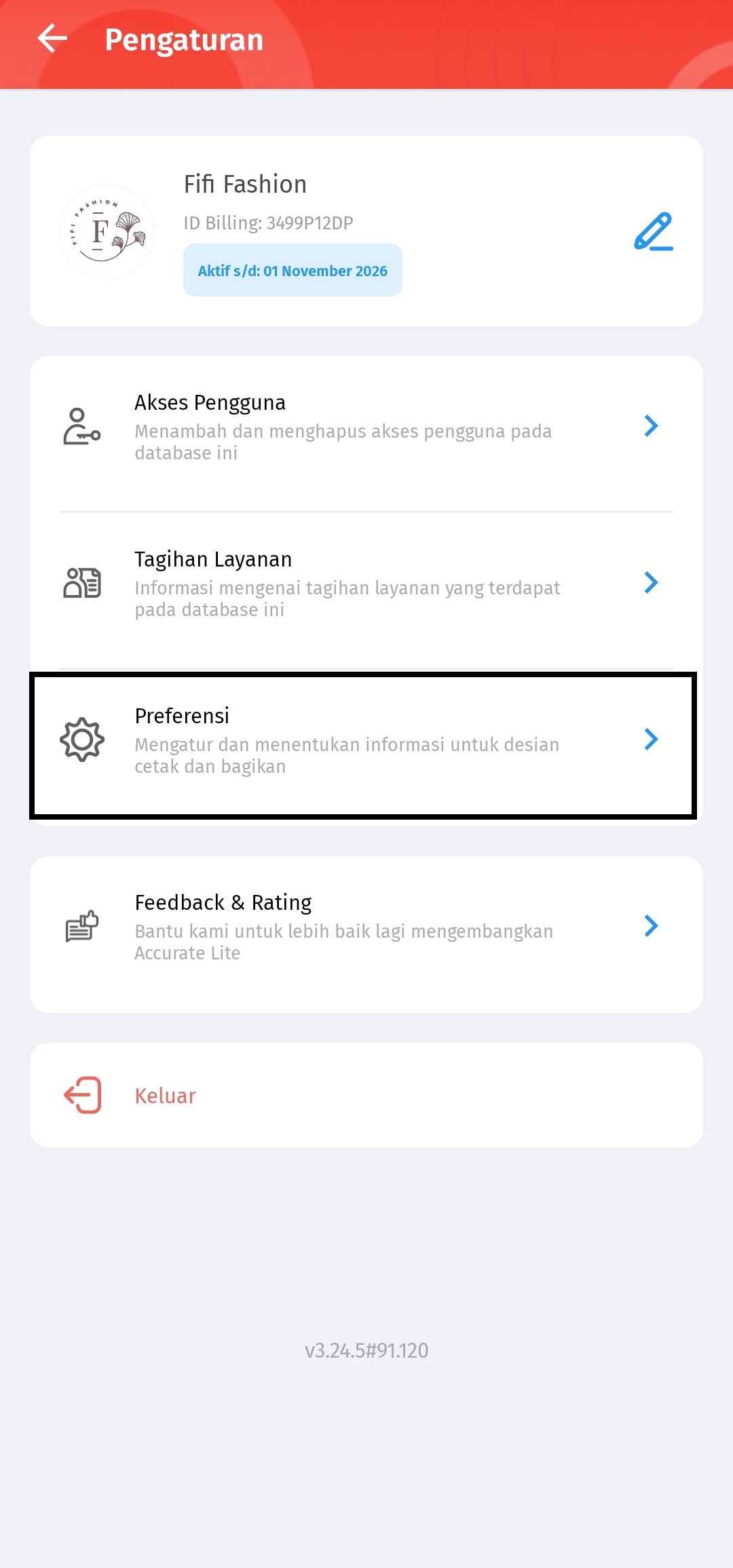 memilih dan mengatur desain cetakan