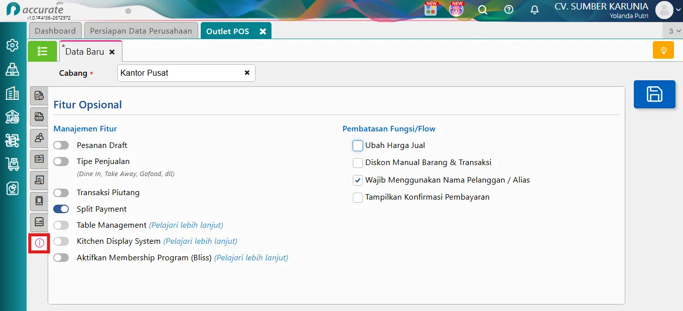 melengkapi data Perusahaan