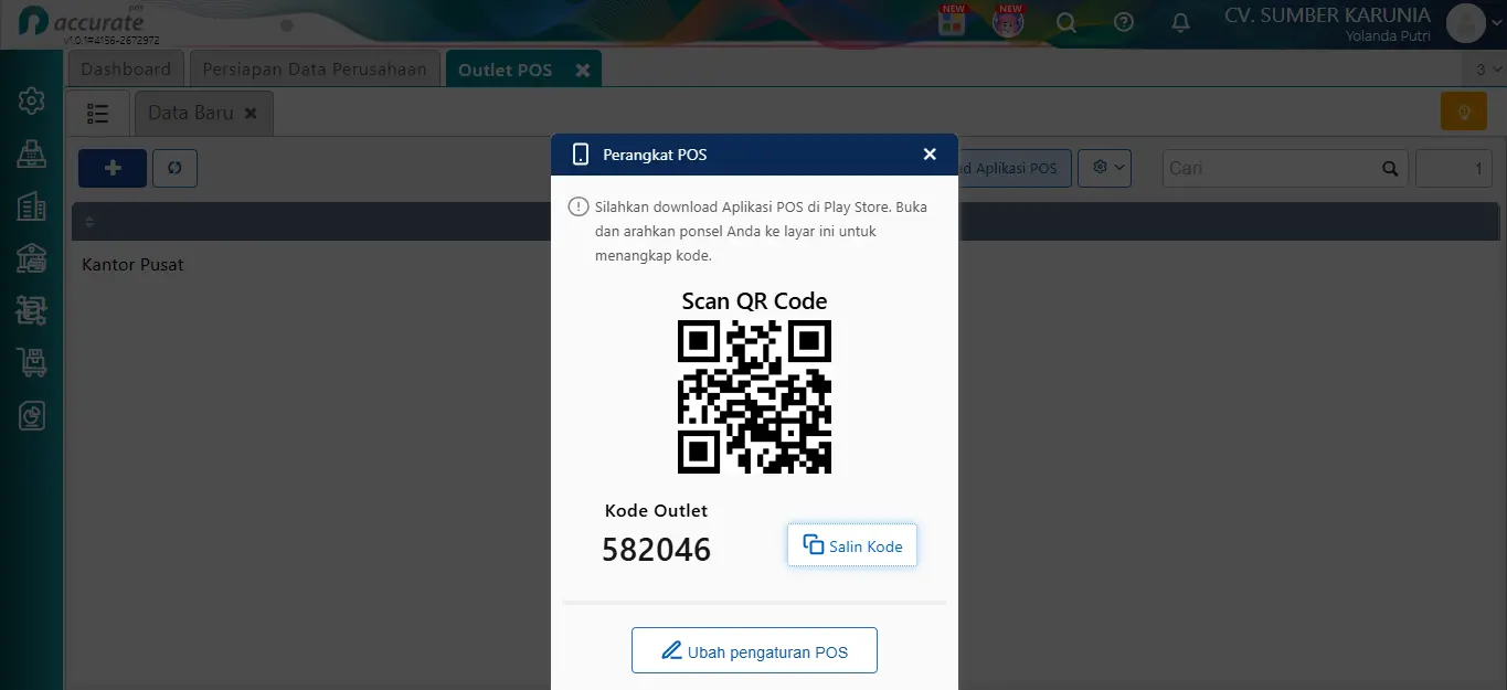 melengkapi data Perusahaan