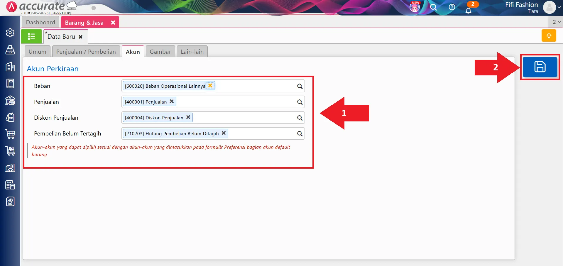 Cara retur pembelian untuk transaksi jasa