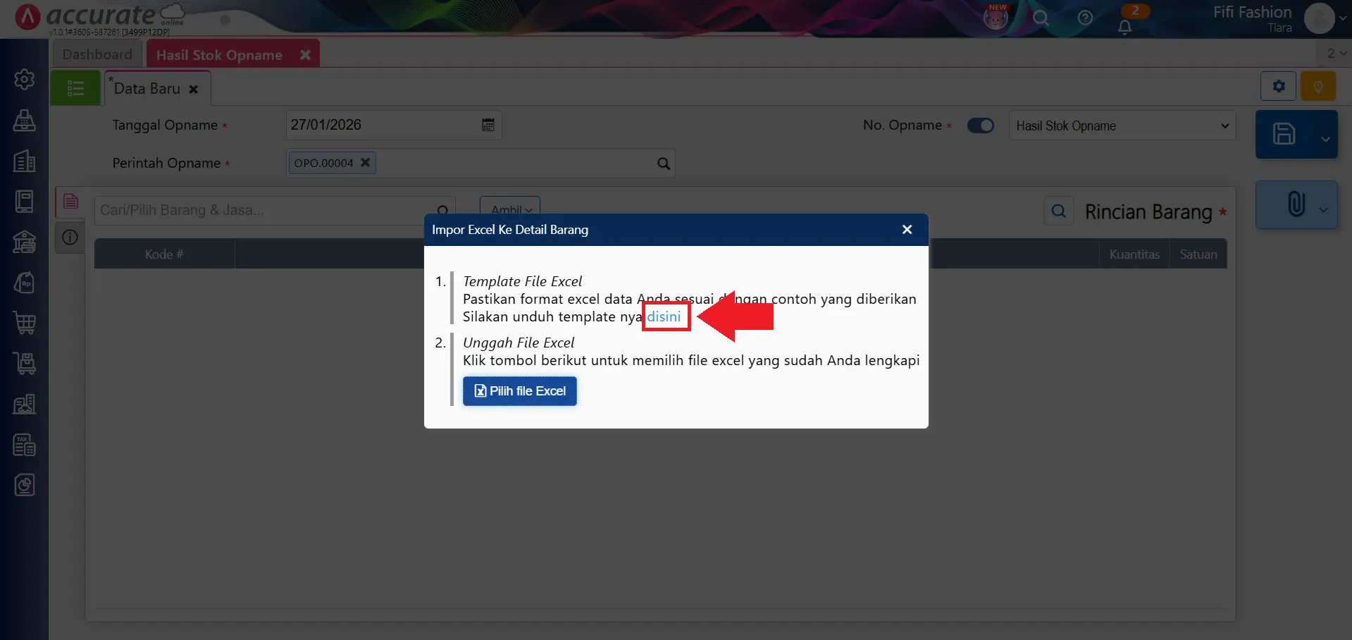 impor hasil stok opname