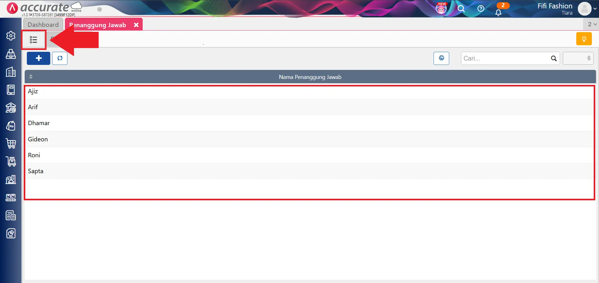 penanggung jawab produksi
