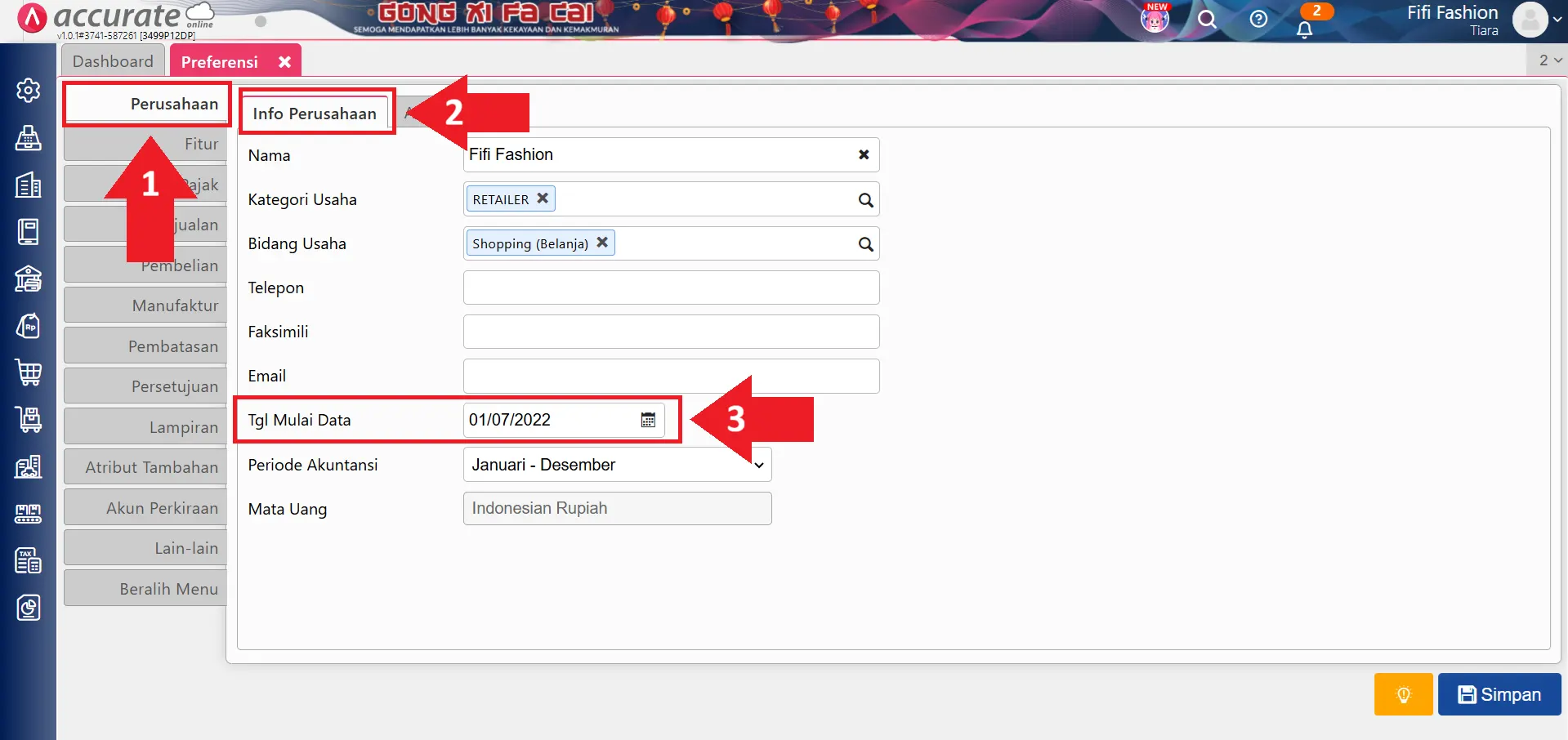 error tanggal transaksi