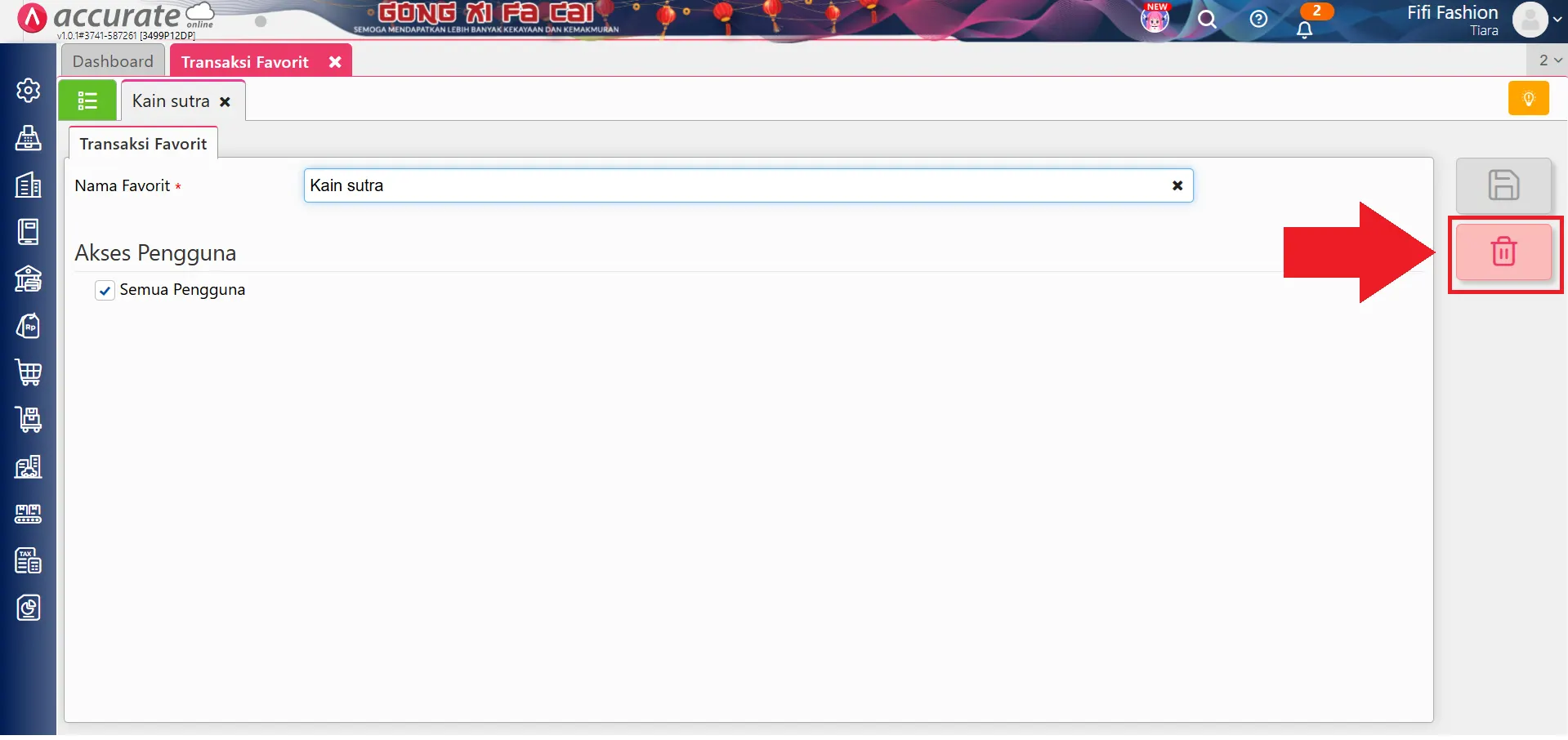 hapus transaksi favorit