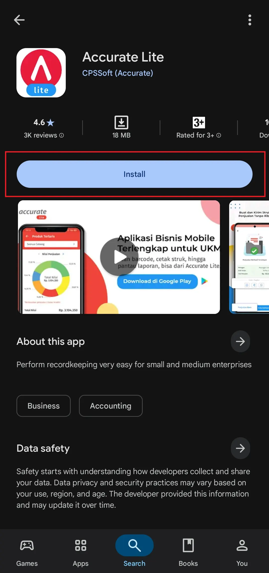 Install Accurate Lite