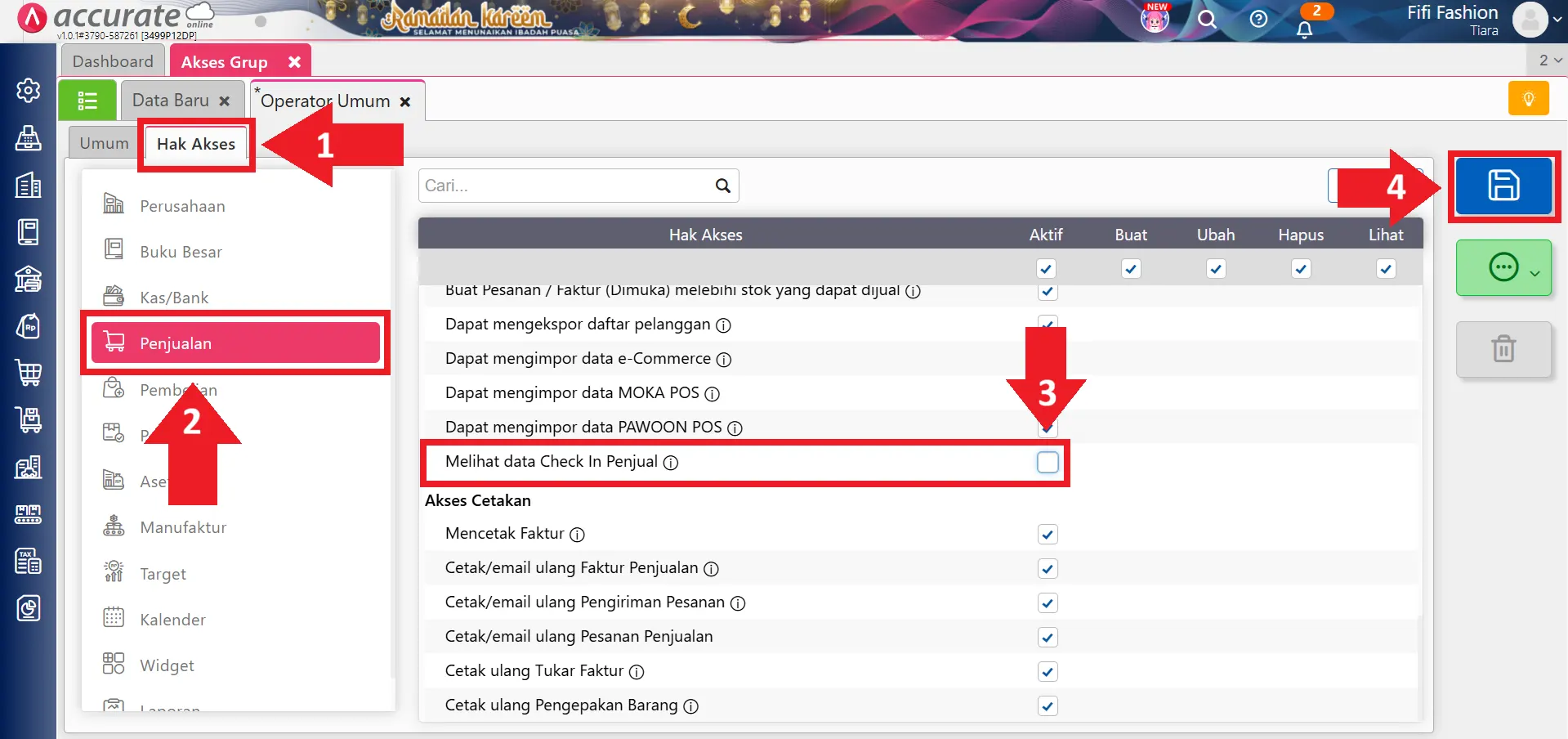 hak akses minimum jual beli