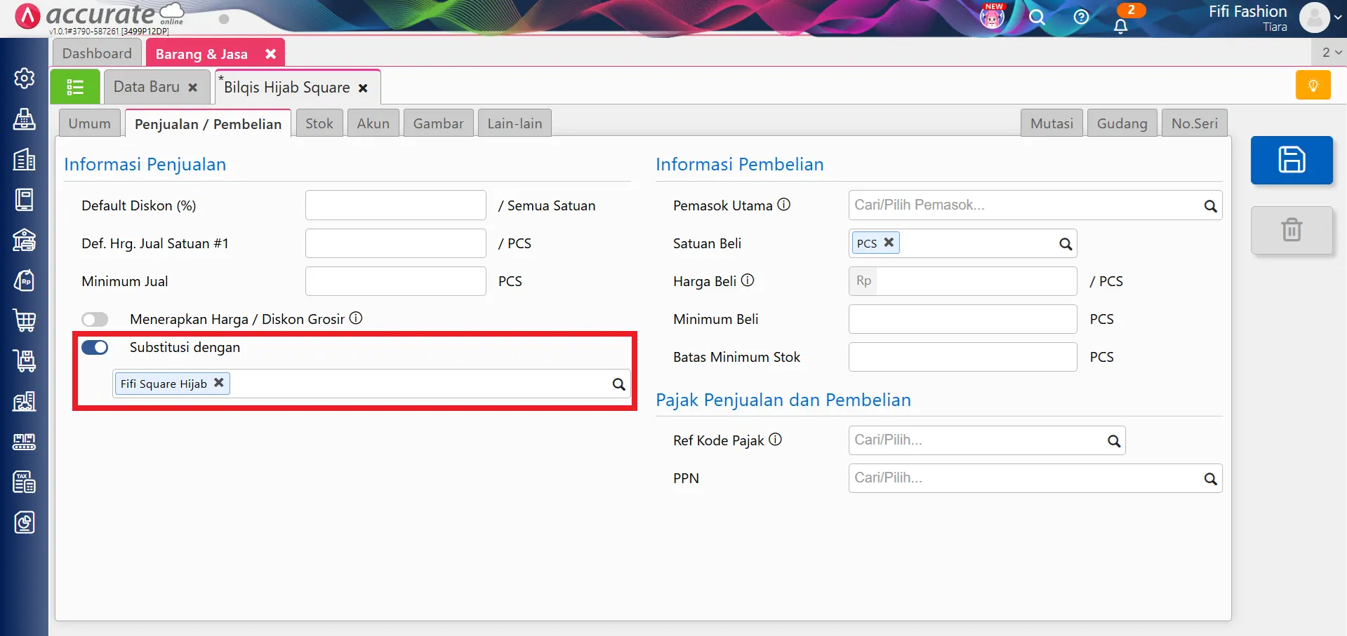 menggunakan barang substitusi