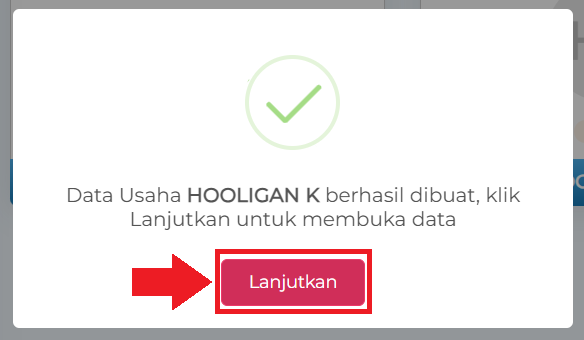 buat data usaha baru Accurate