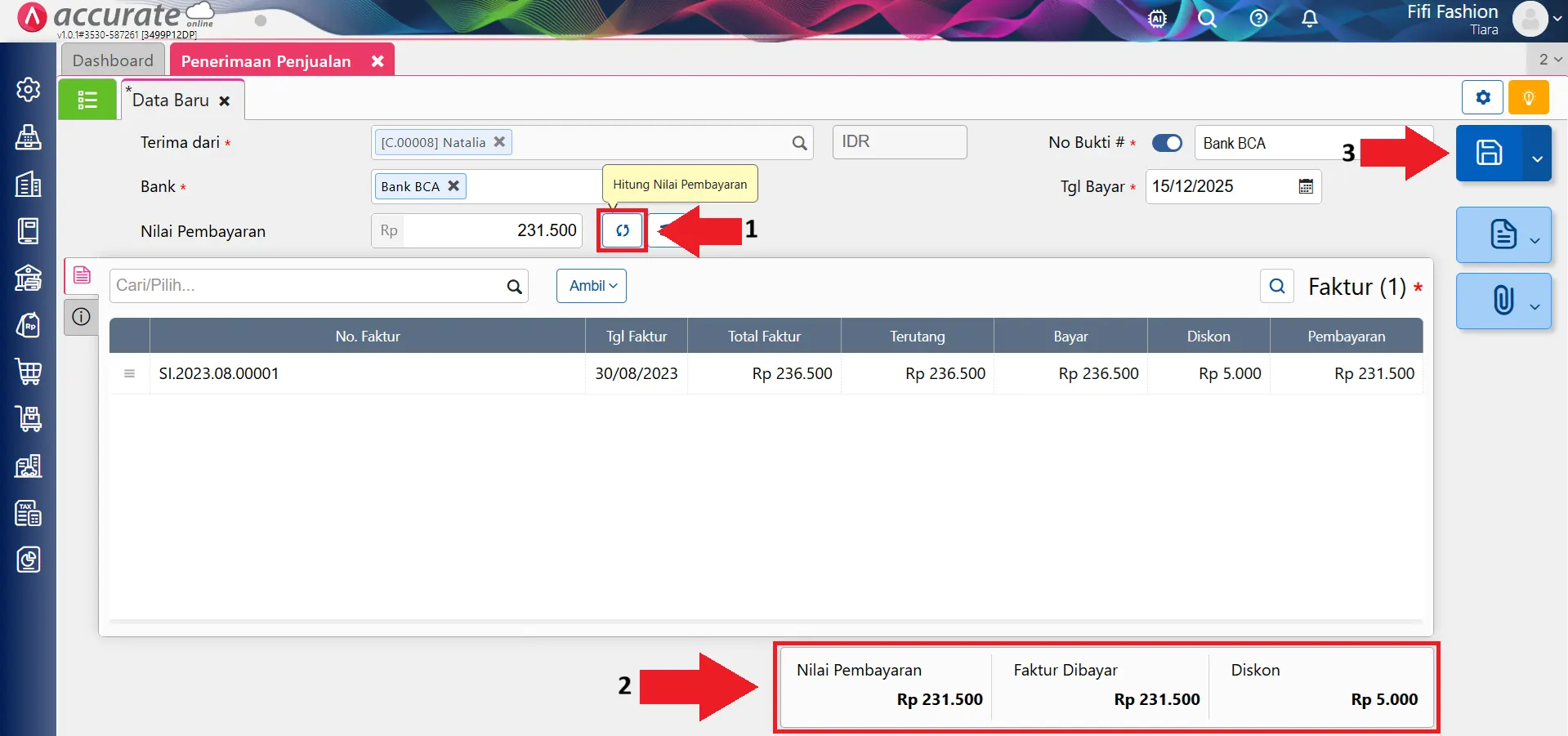 mencatat biaya admin bank