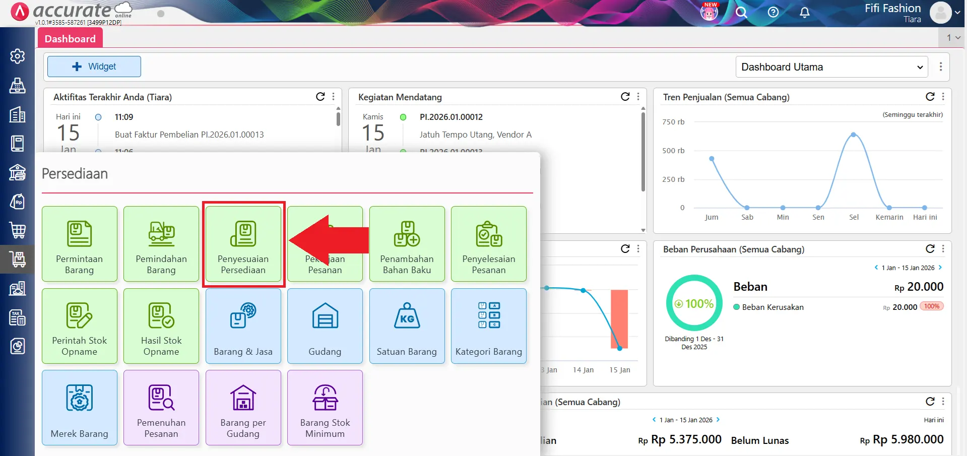 mencatat uang muka pembelian barang