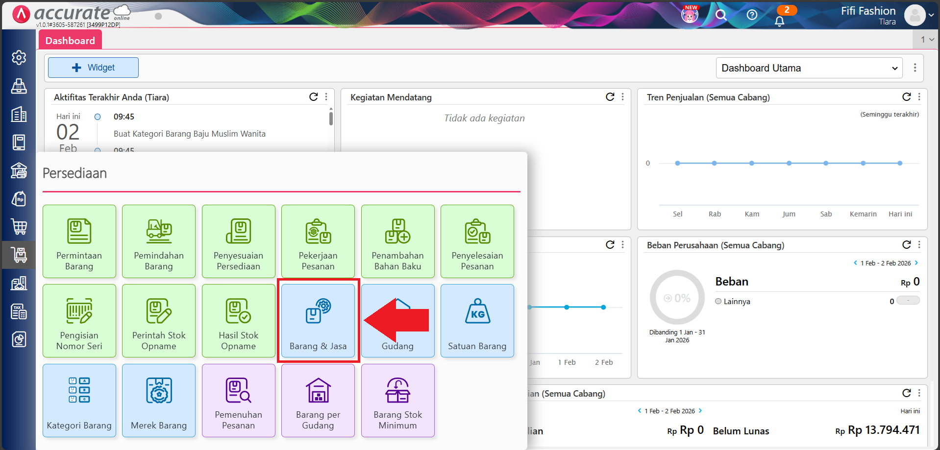 impor barang dengan nomor seri