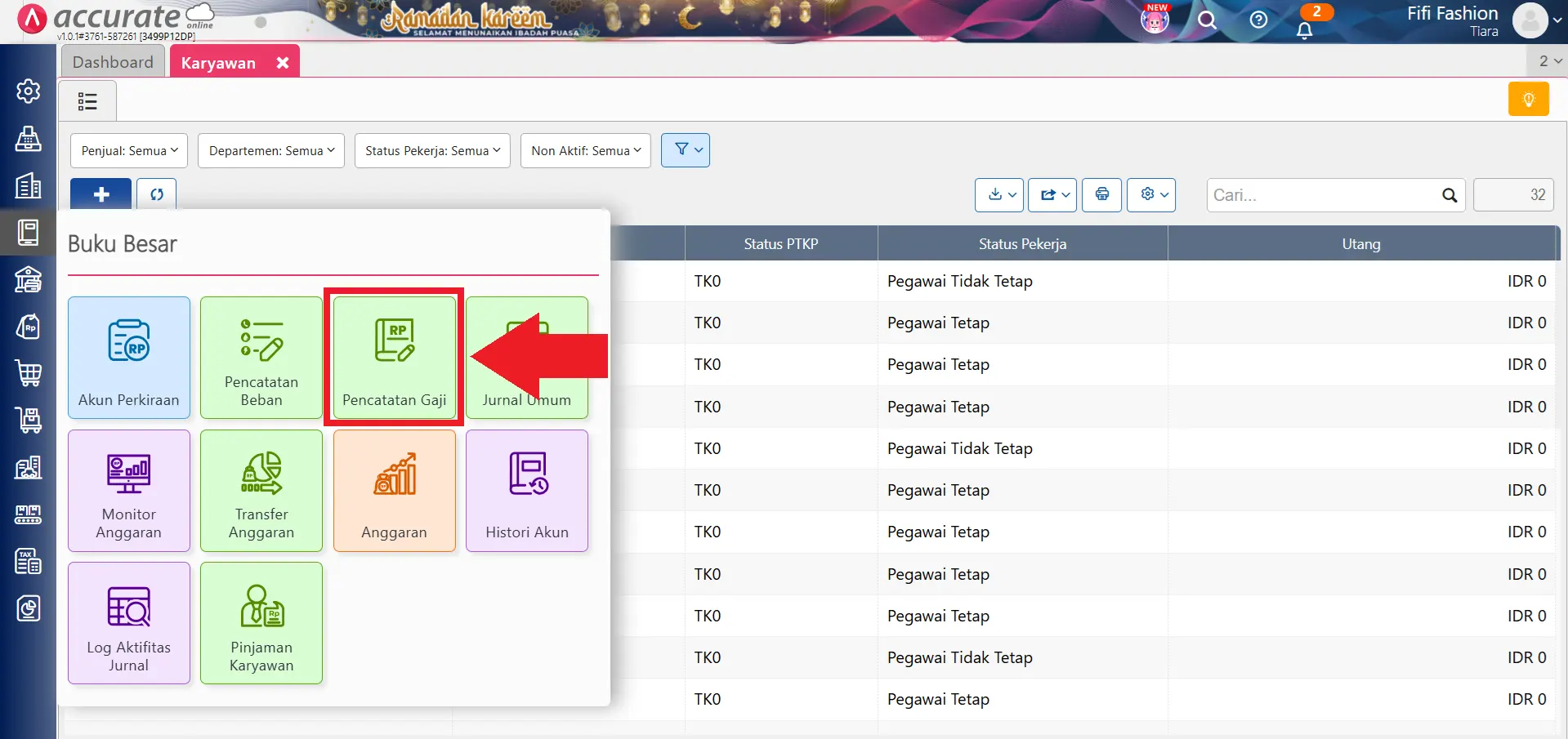 catat resign & hitung PPh 21