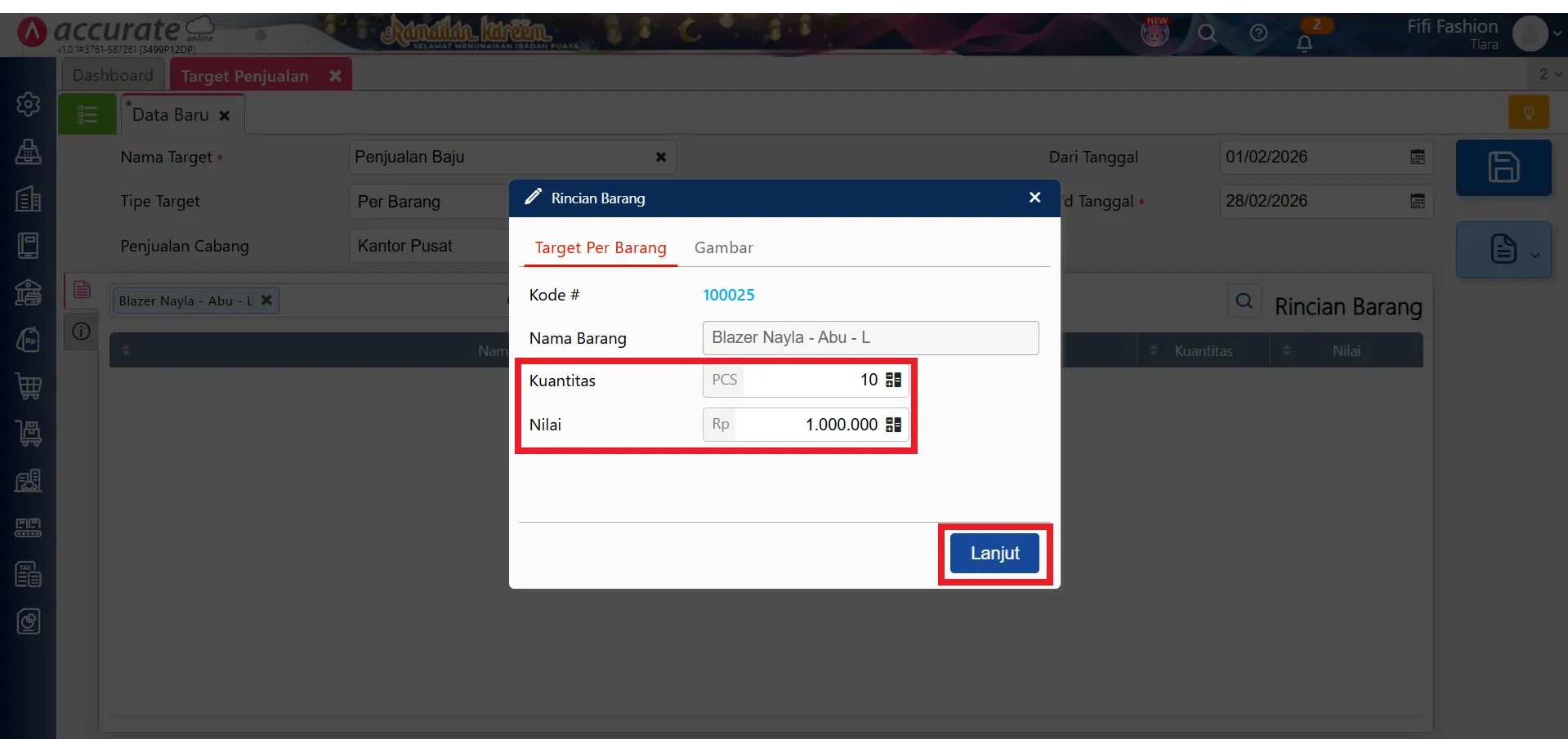 impor faktur dari pesanan penjualan