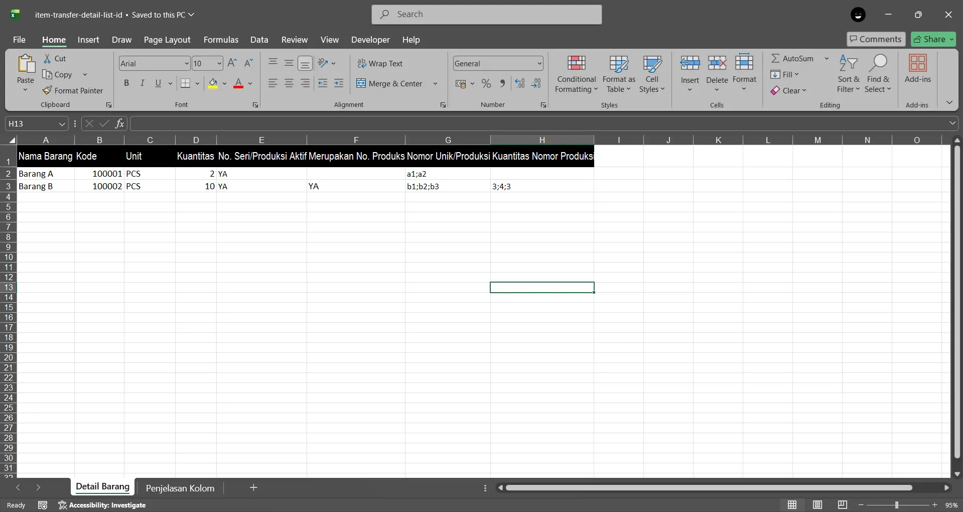 impor pemindahan barang
