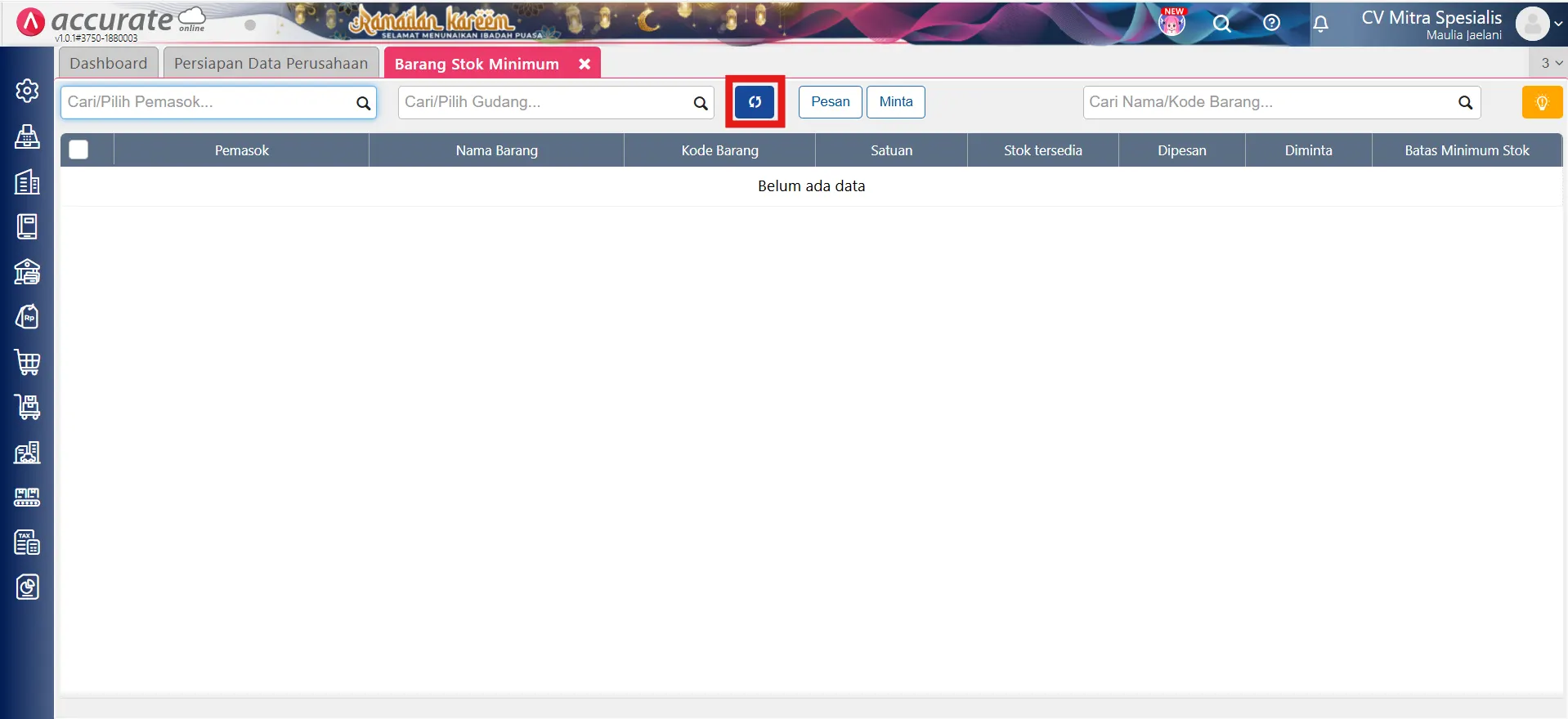 Barang Stok Minimum dan Cara Mencatatnya