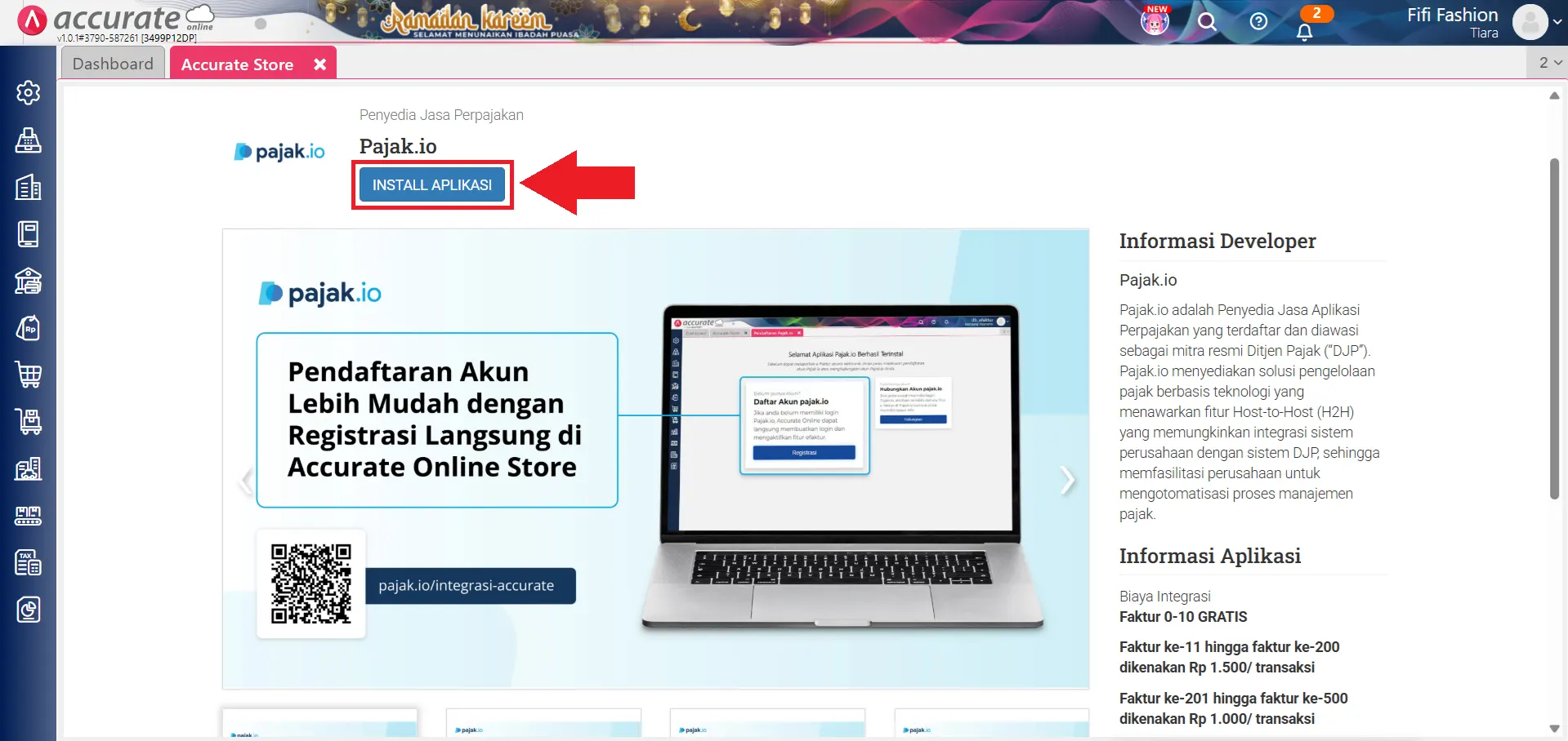 fitur e-faktur legacy