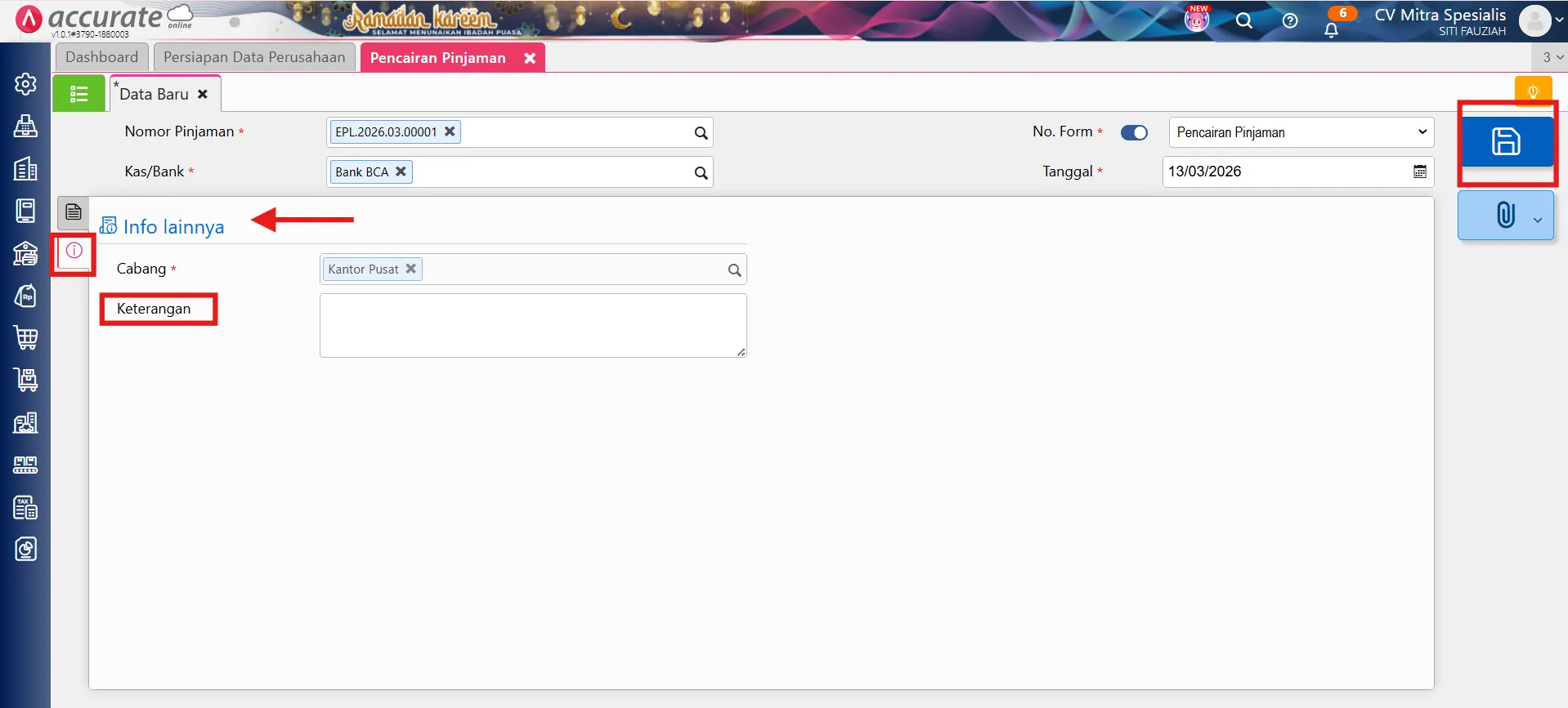 membuat pelunasan pinjaman