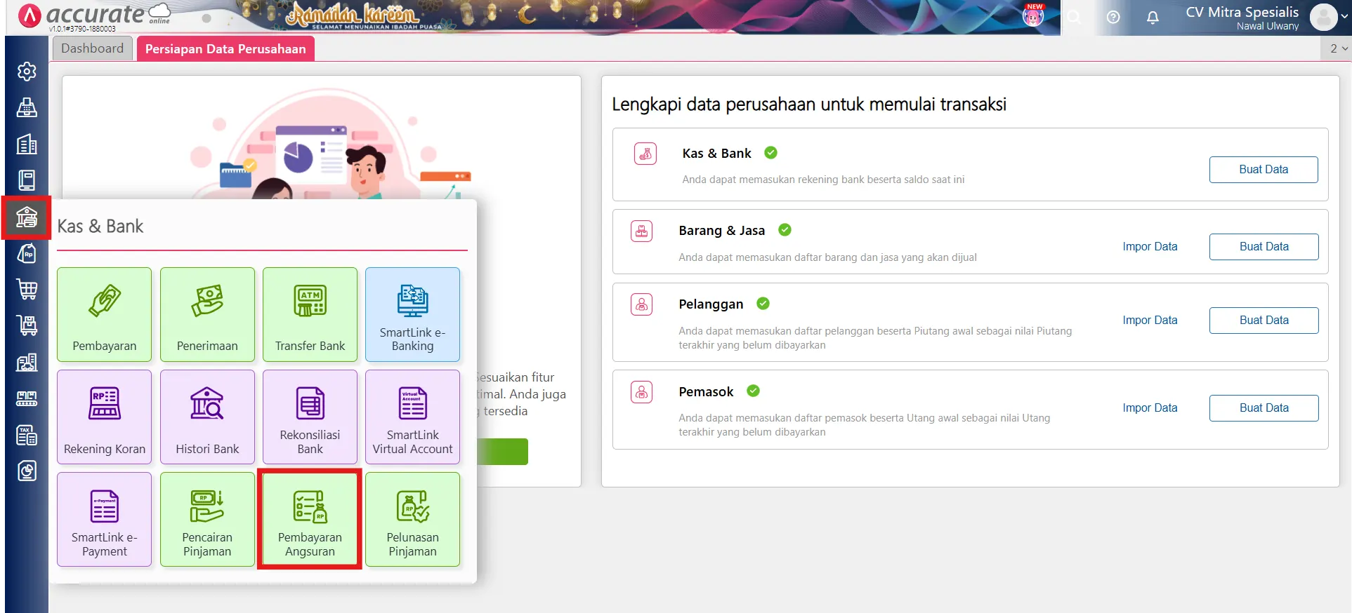angsuran pinjaman karyawan lewat pencatatan gaji