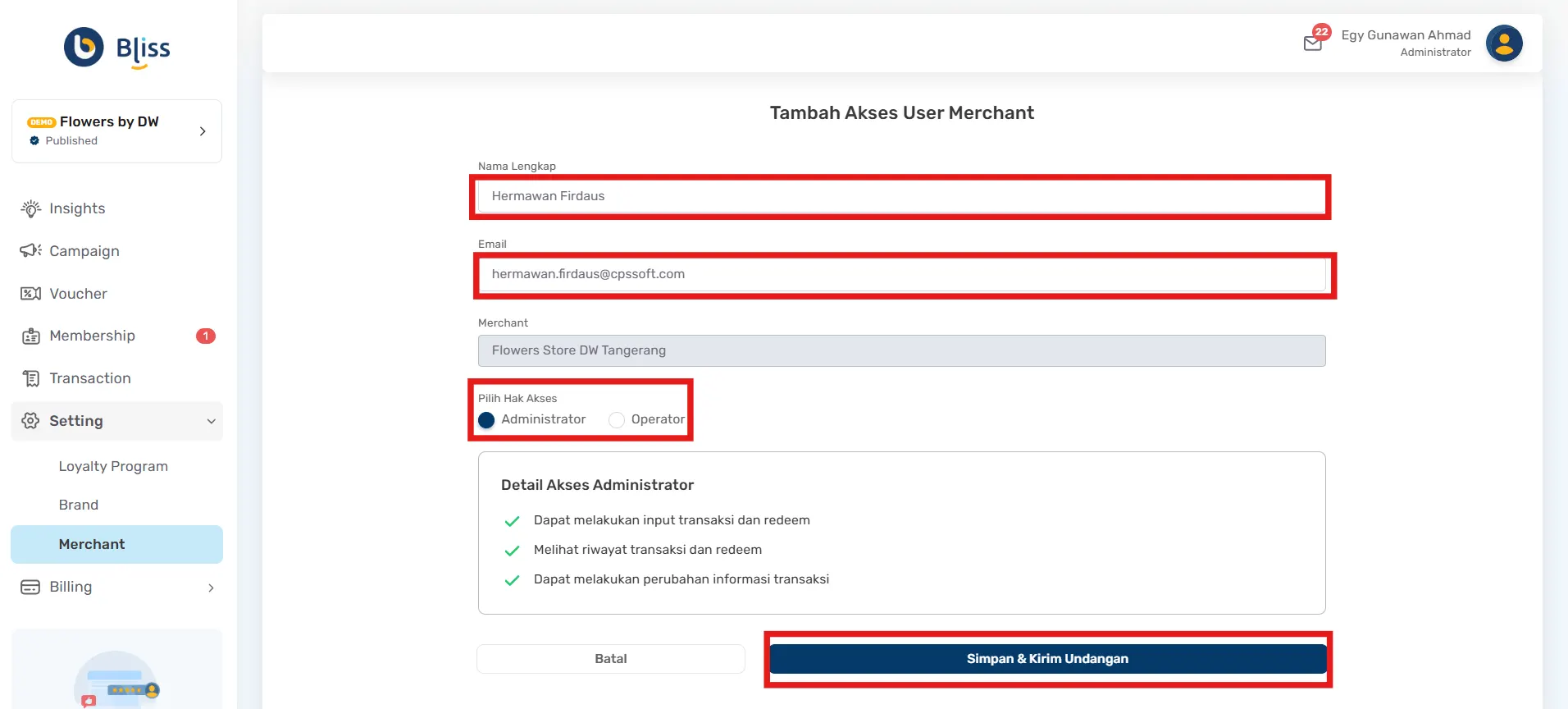 Cara membuat merchant baru