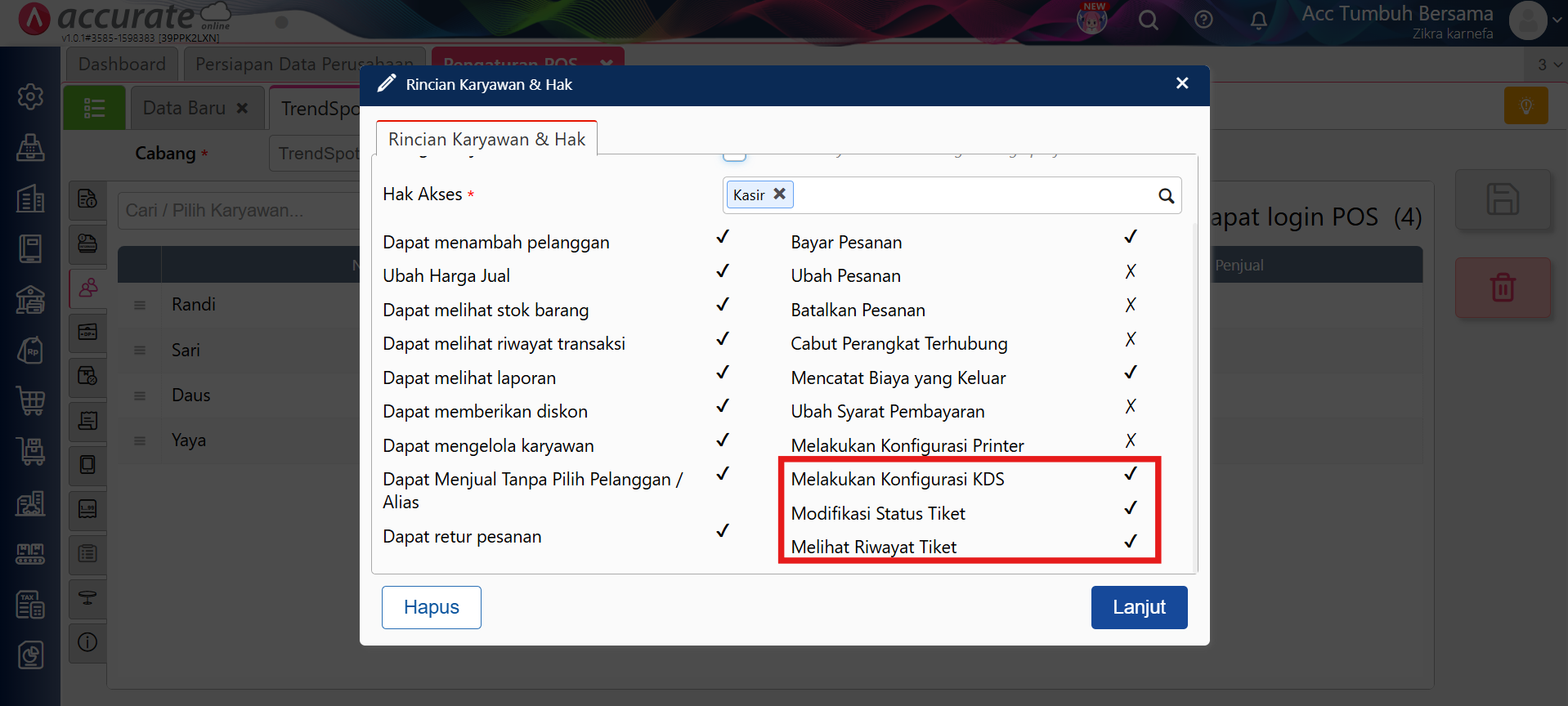 Kitchen Display System