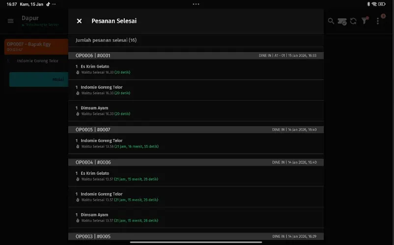 Kitchen Display System