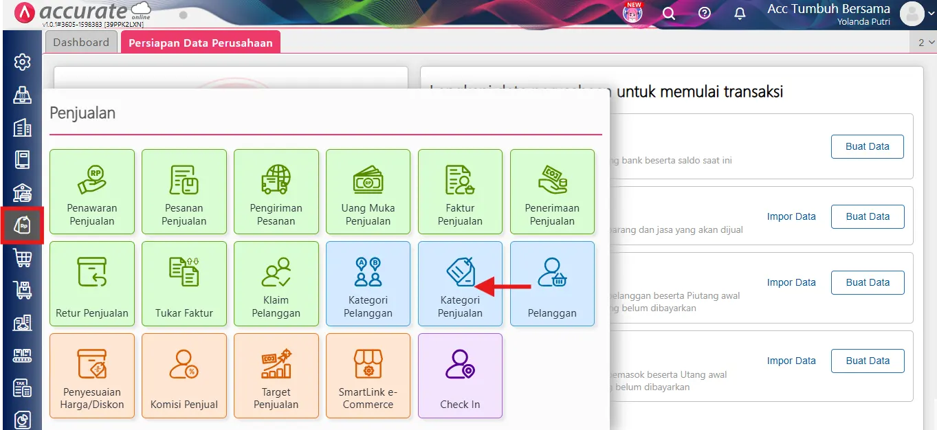 menambahkan harga/diskon grosir