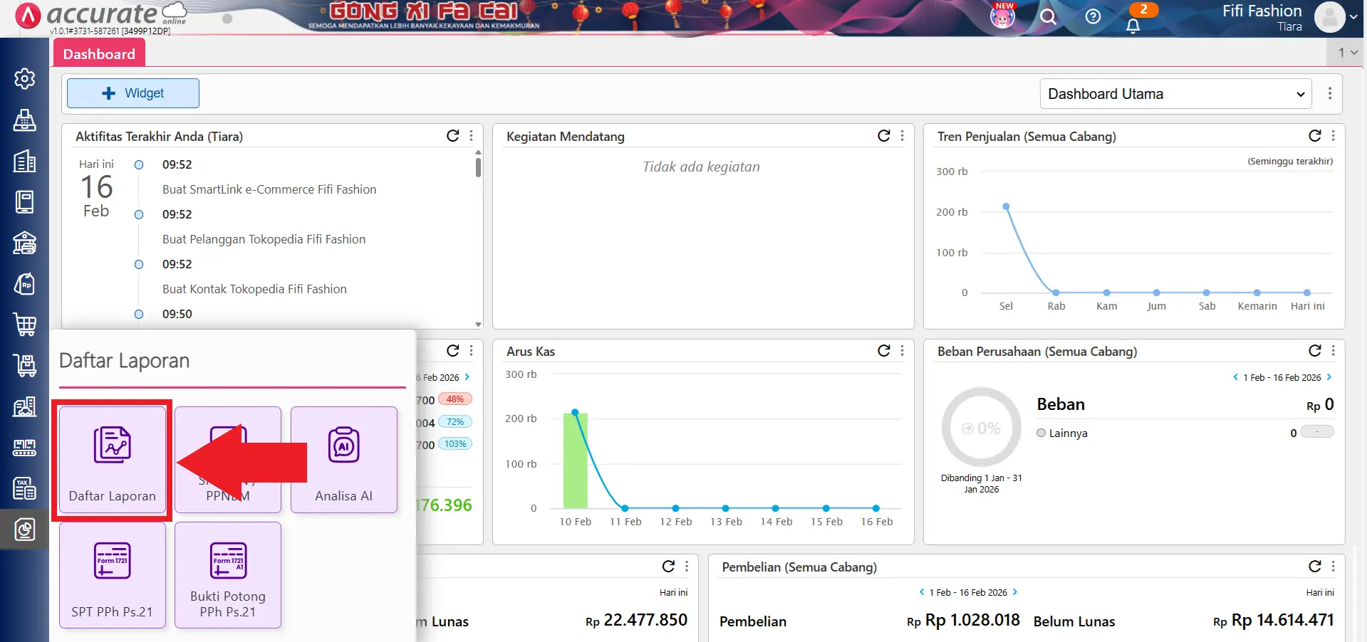 mengelompokkan penjualan