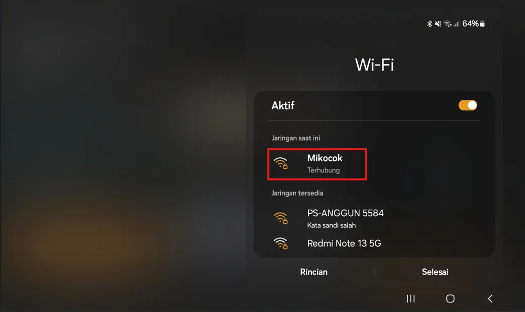Mengatasi error perangkat POS
